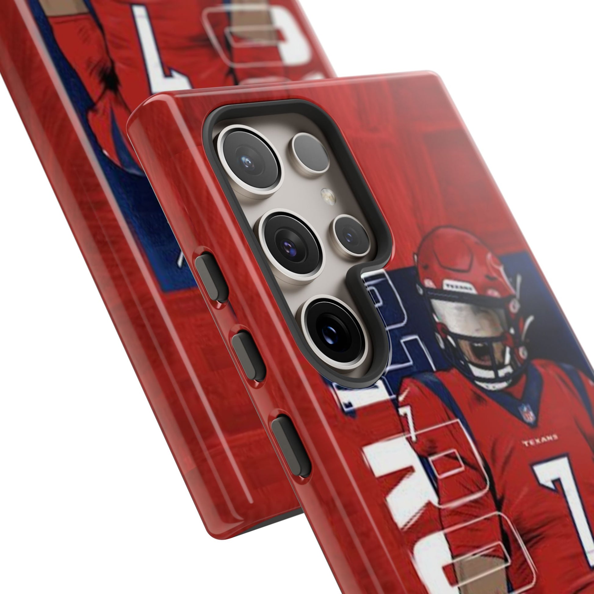 Houston Texans Football CJ Stroud Tough Cases for iPhones, Samsung, and Pixel