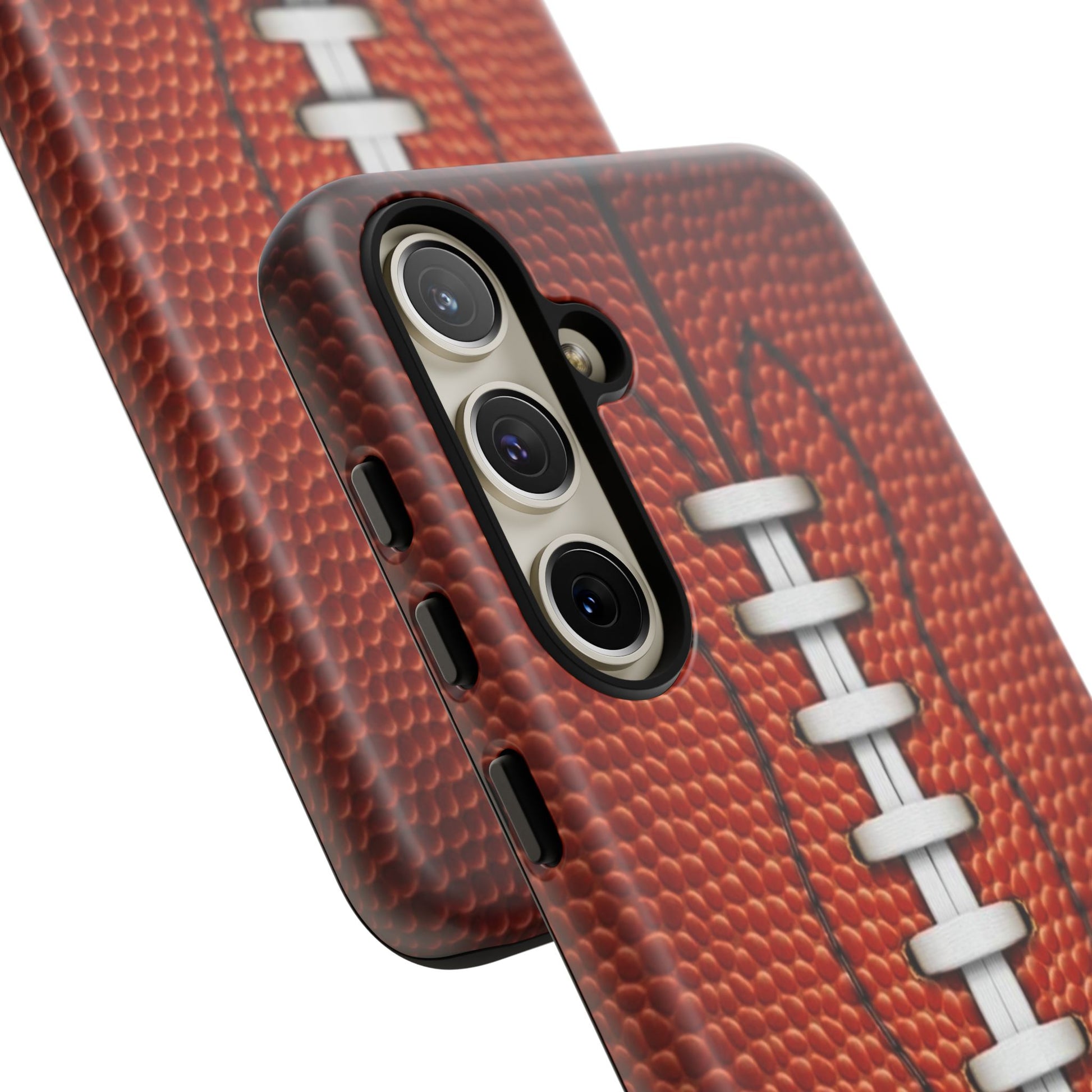 Football Pigskin Print Tough Cases for iPhones, Samsung, and Pixel