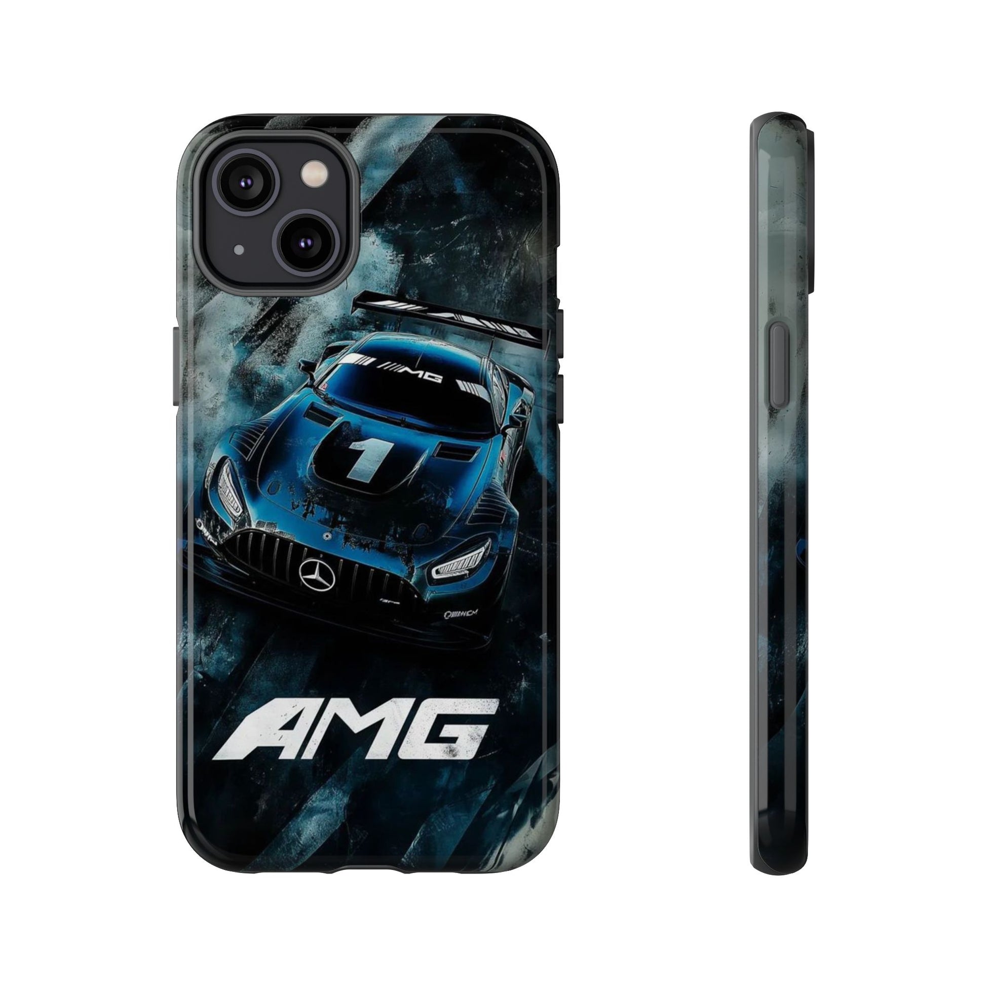 Mercedes AMG Racing Car Tough Cases for iPhones, Samsung, and Pixel