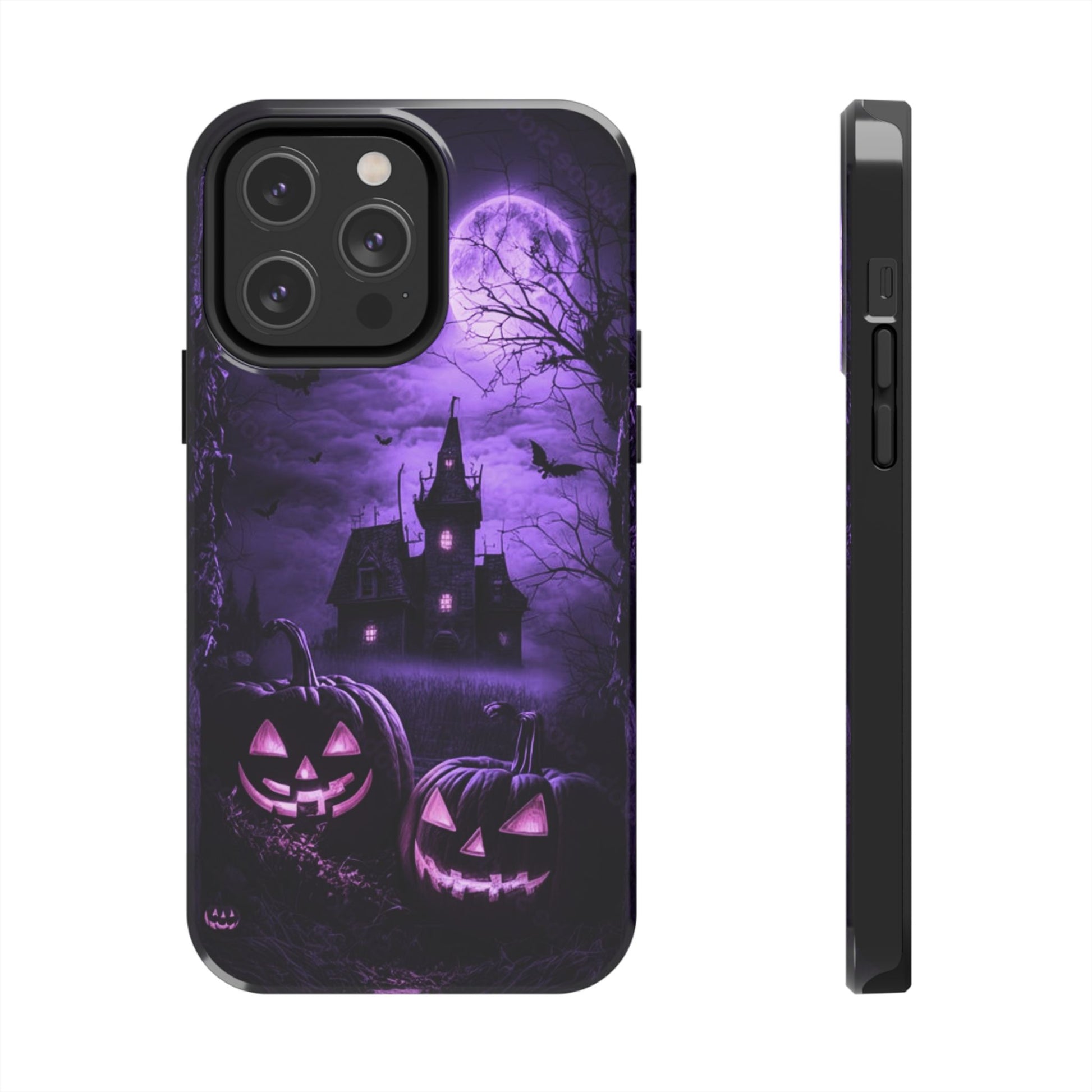 Haunted House Halloween Theme Phone Cases for iPhones & Samsung Phones