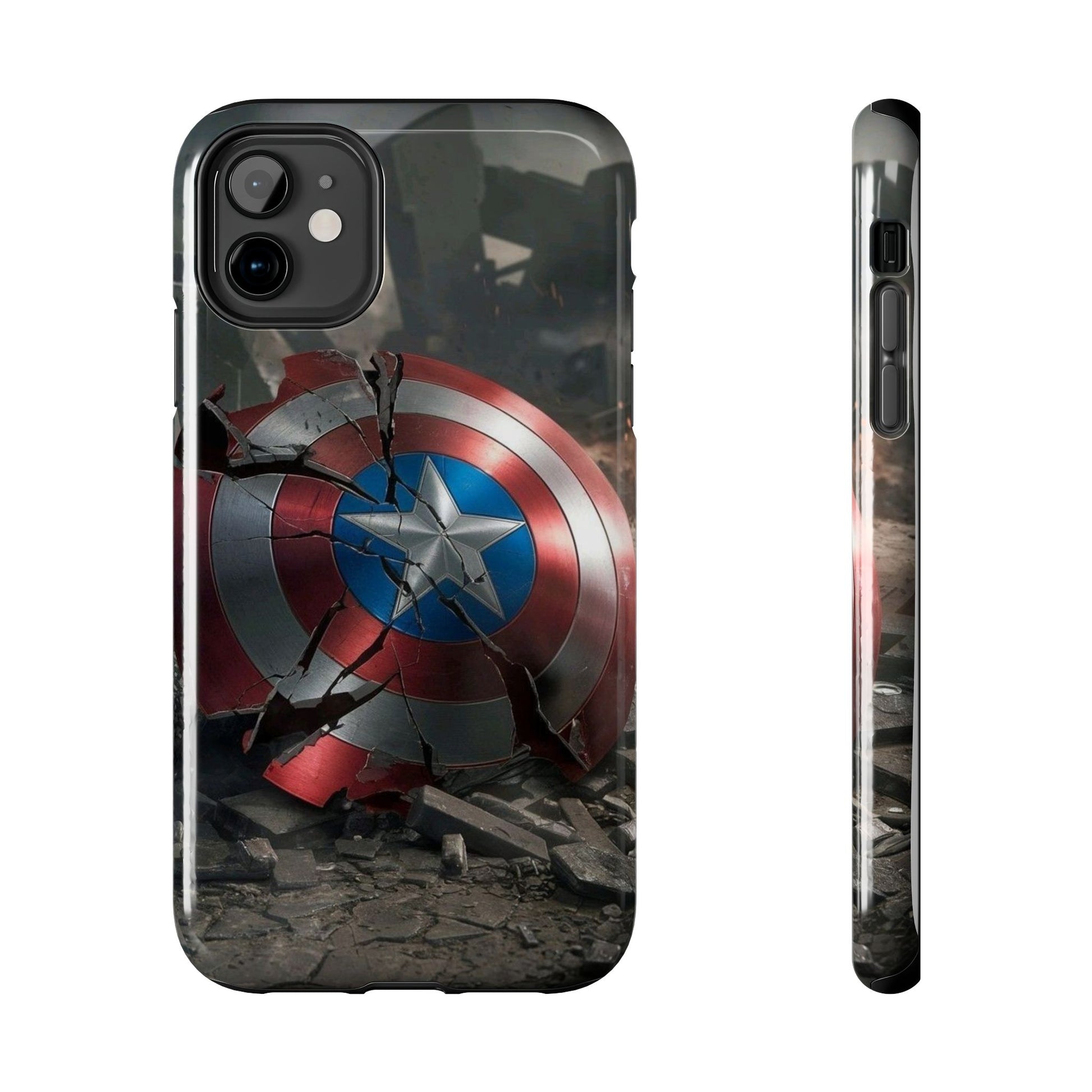 Capt. America Shield Tough Phone Cases for Iphones & Samsung Phones Durable