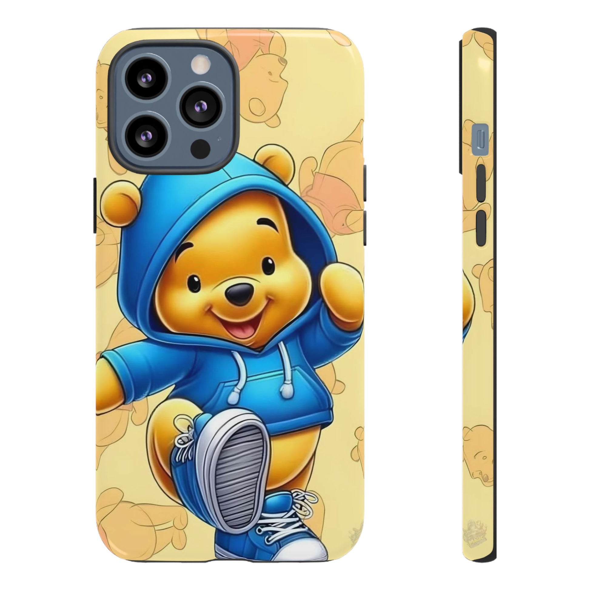 Cute Pooh Bear Phone Case, Tough Case