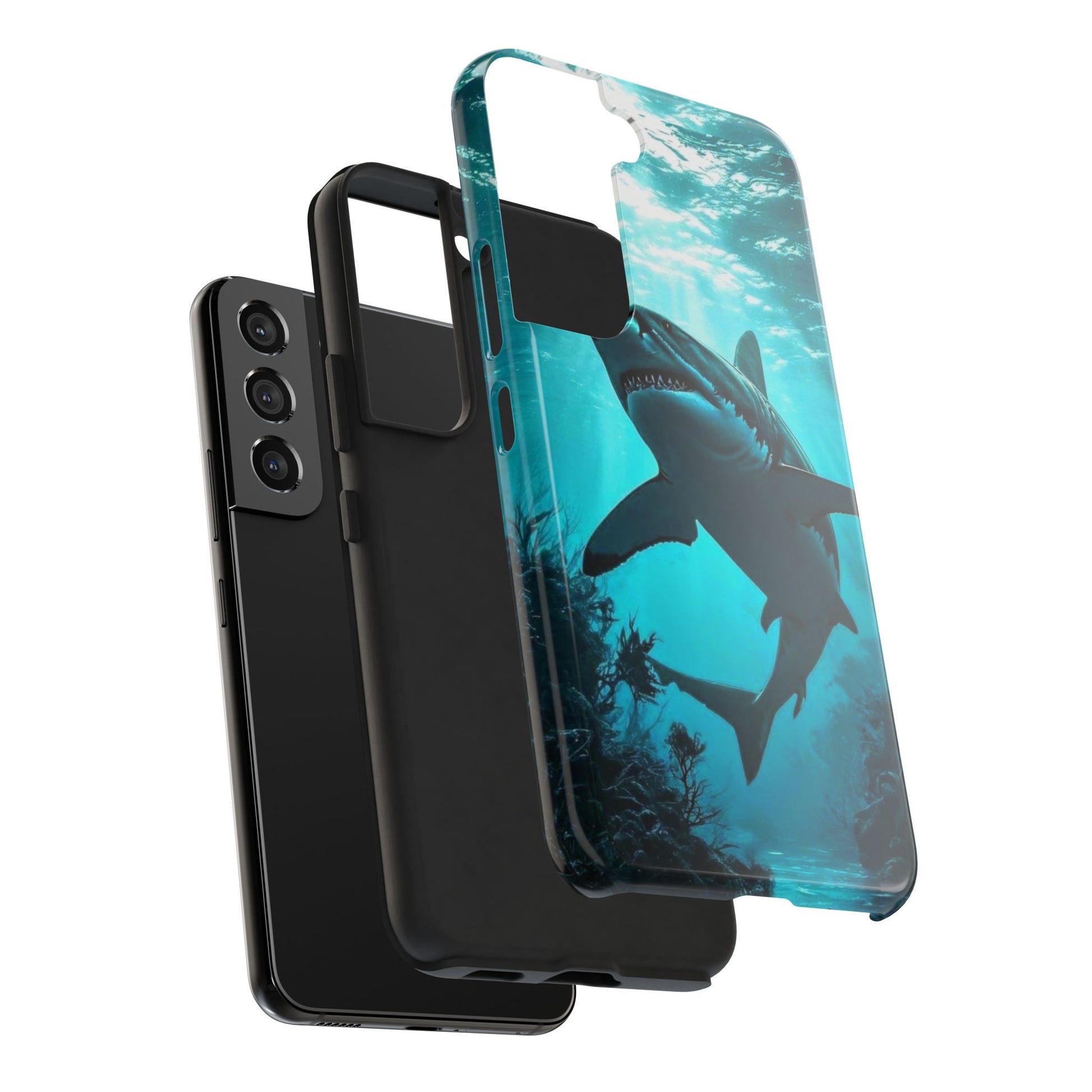 Killer Shark Theme Phone Cases for iPhones & Samsung Phones
