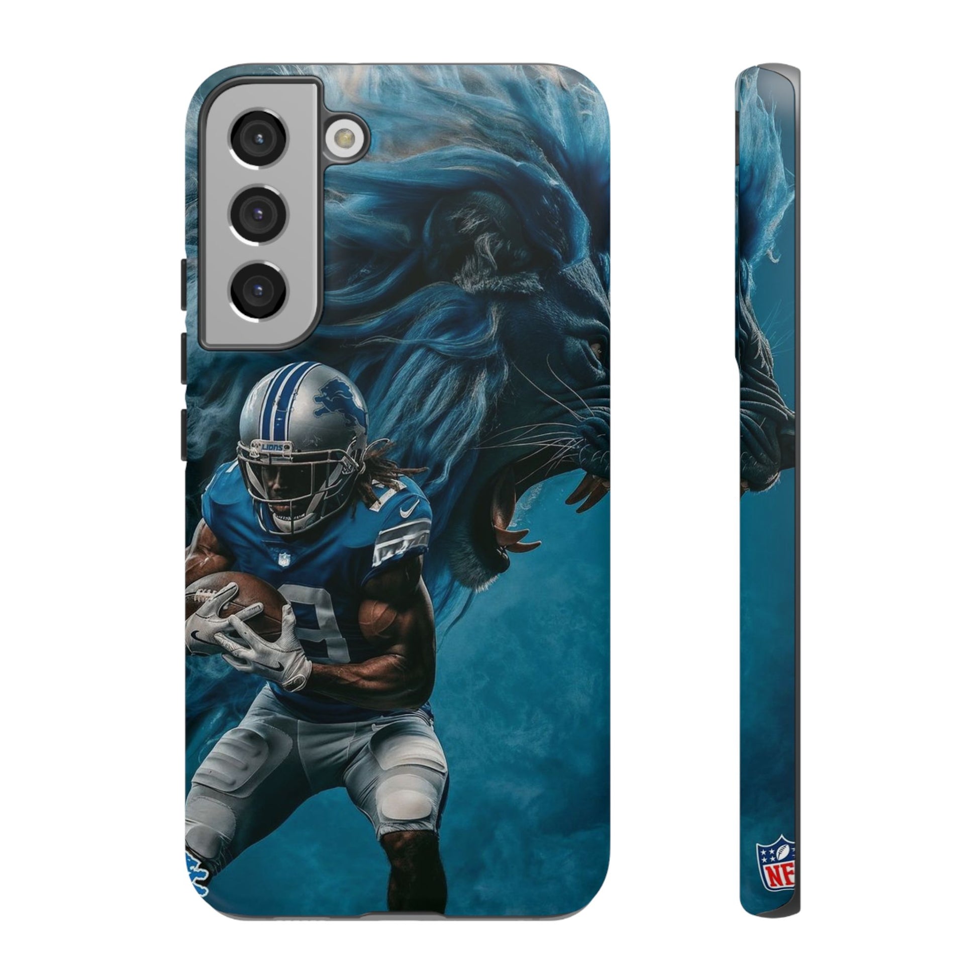 Detroit Lions Player Football Phone Case, Tough Cases for iPhones, Samsung, and Pixel