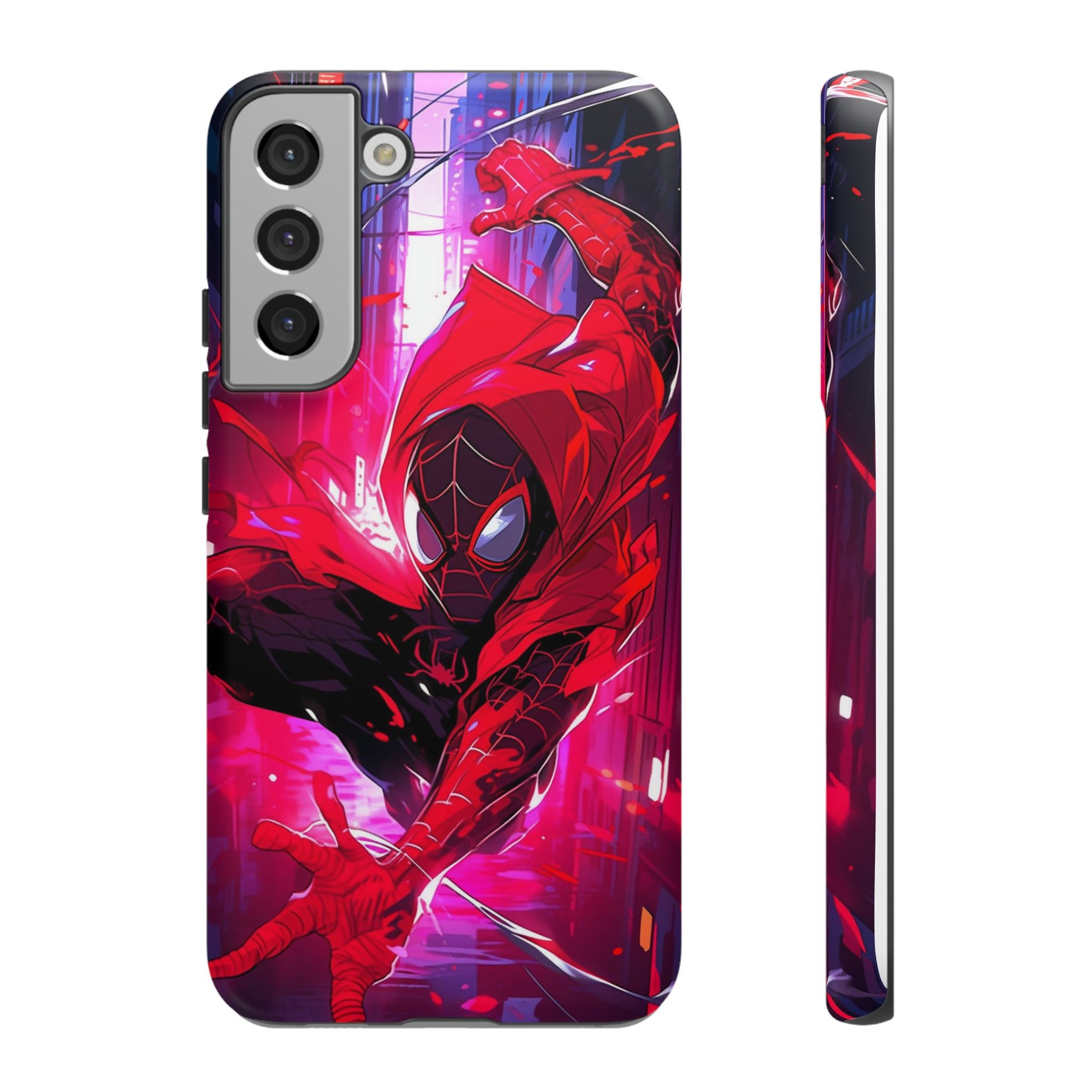 Miles Morales Spiderman Phone Case, Tough Cases for iPhones, Samsung, and Pixel