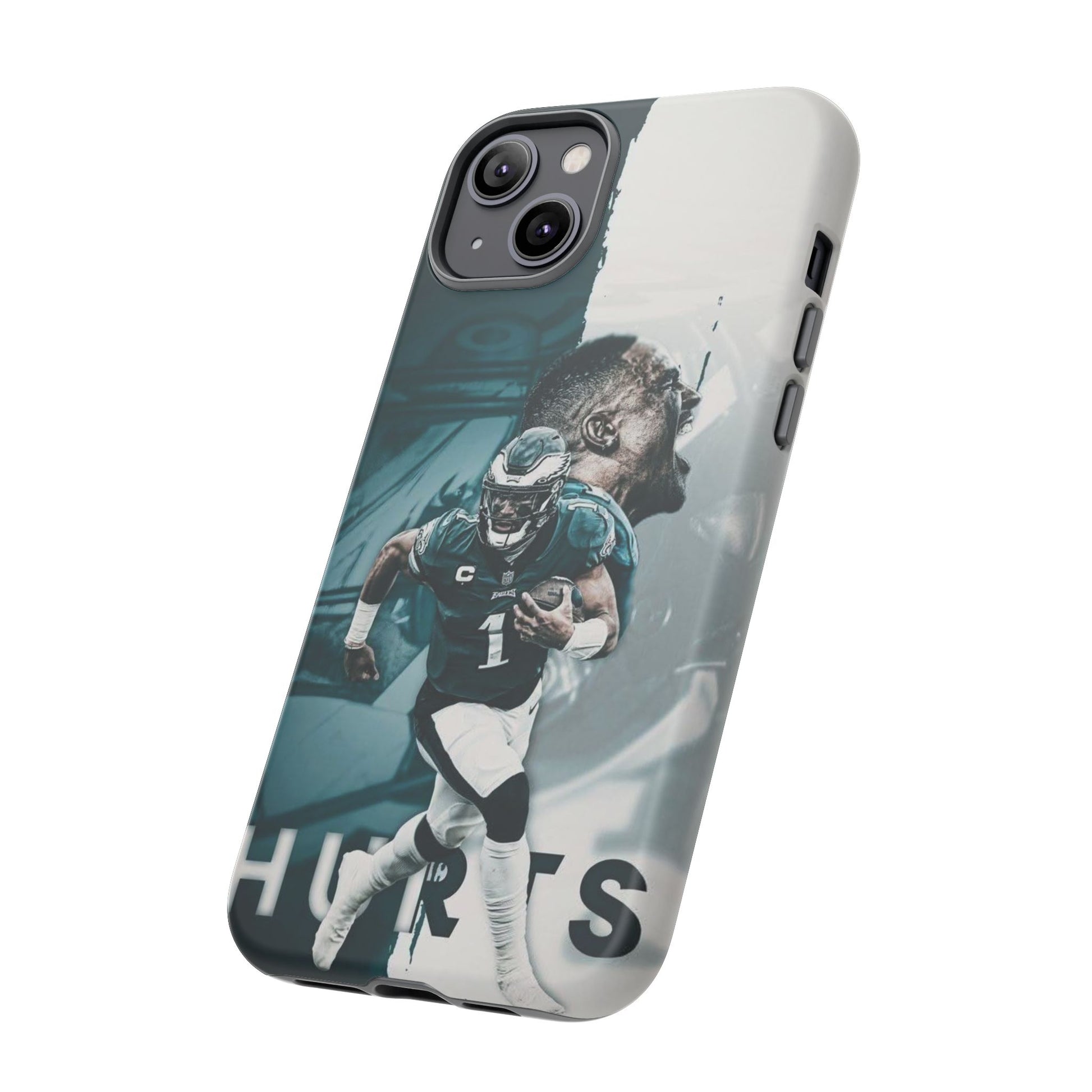 Jalen Hurts Eagles Football Tough Cases for iPhones, Samsung, and Pixel