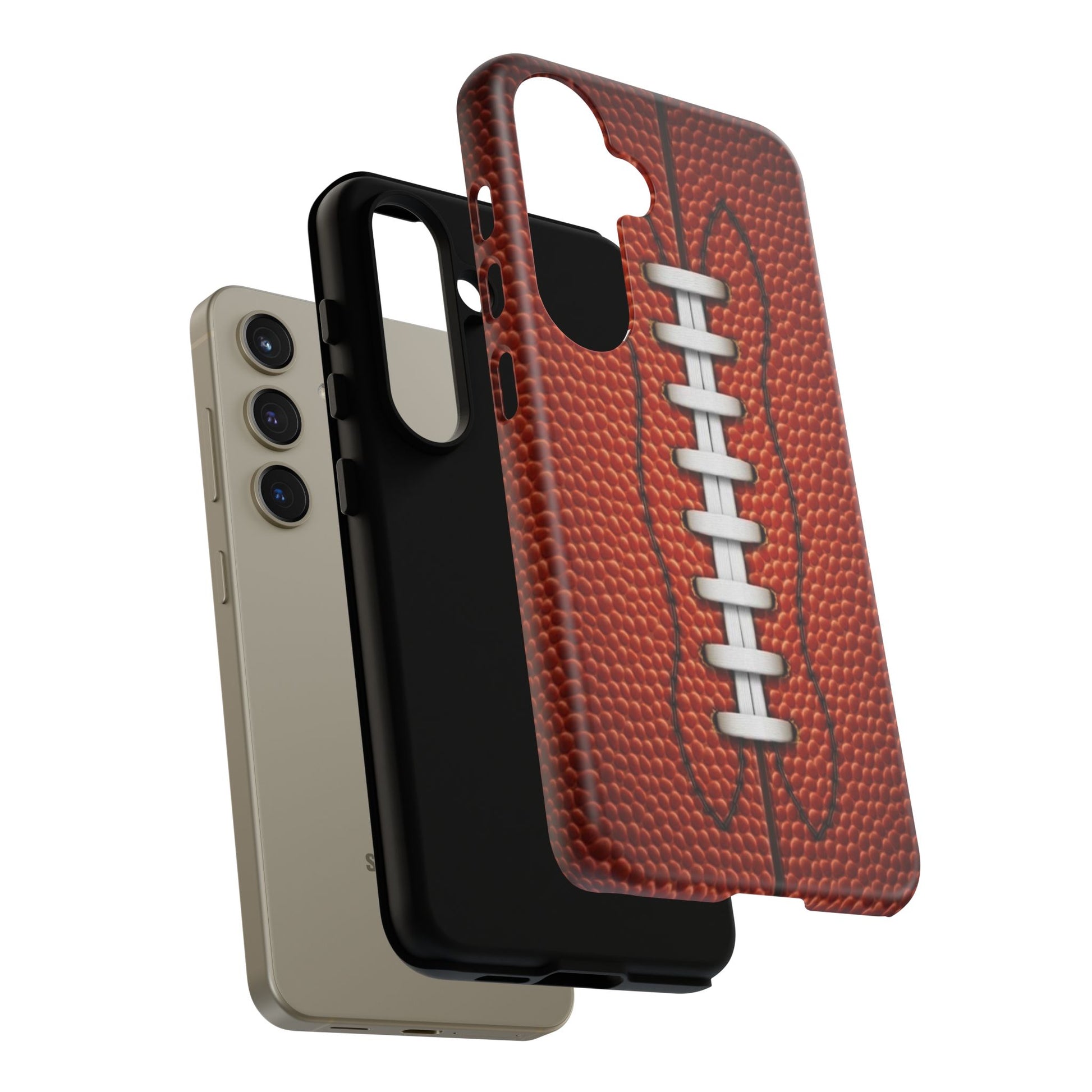 Football Pigskin Print Tough Cases for iPhones, Samsung, and Pixel