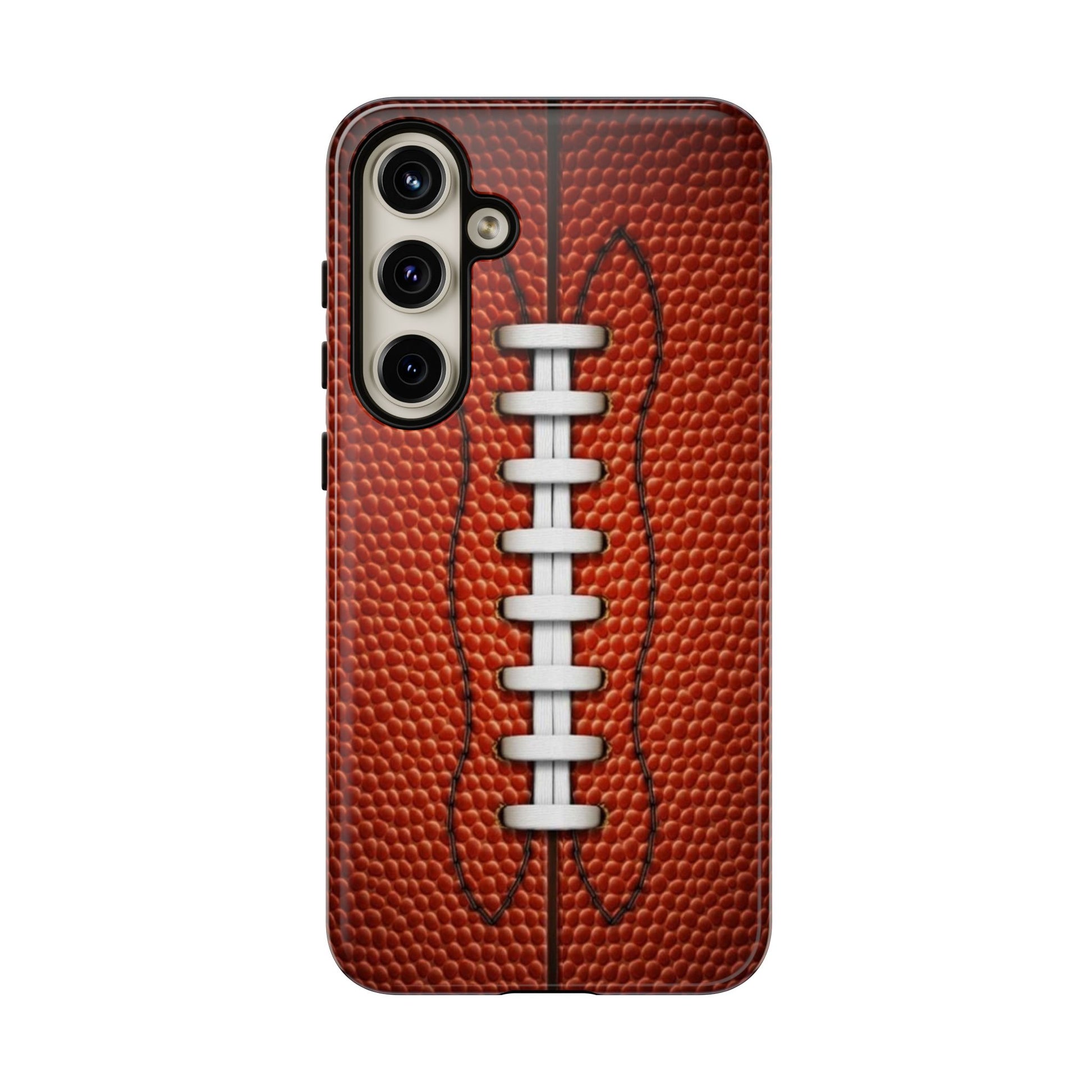 Football Pigskin Print Tough Cases for iPhones, Samsung, and Pixel