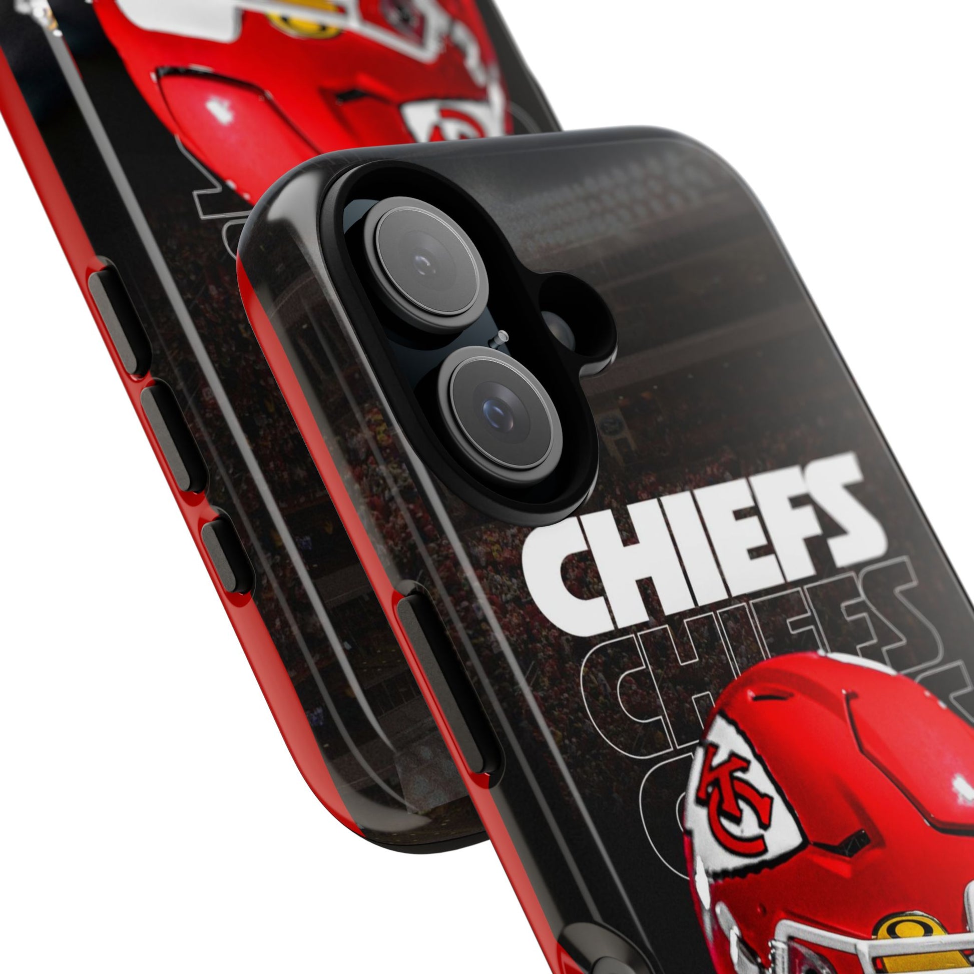 Kansas City Chiefs Football Helmet Logo Tough Cases for iPhones, Samsung, and Pixel
