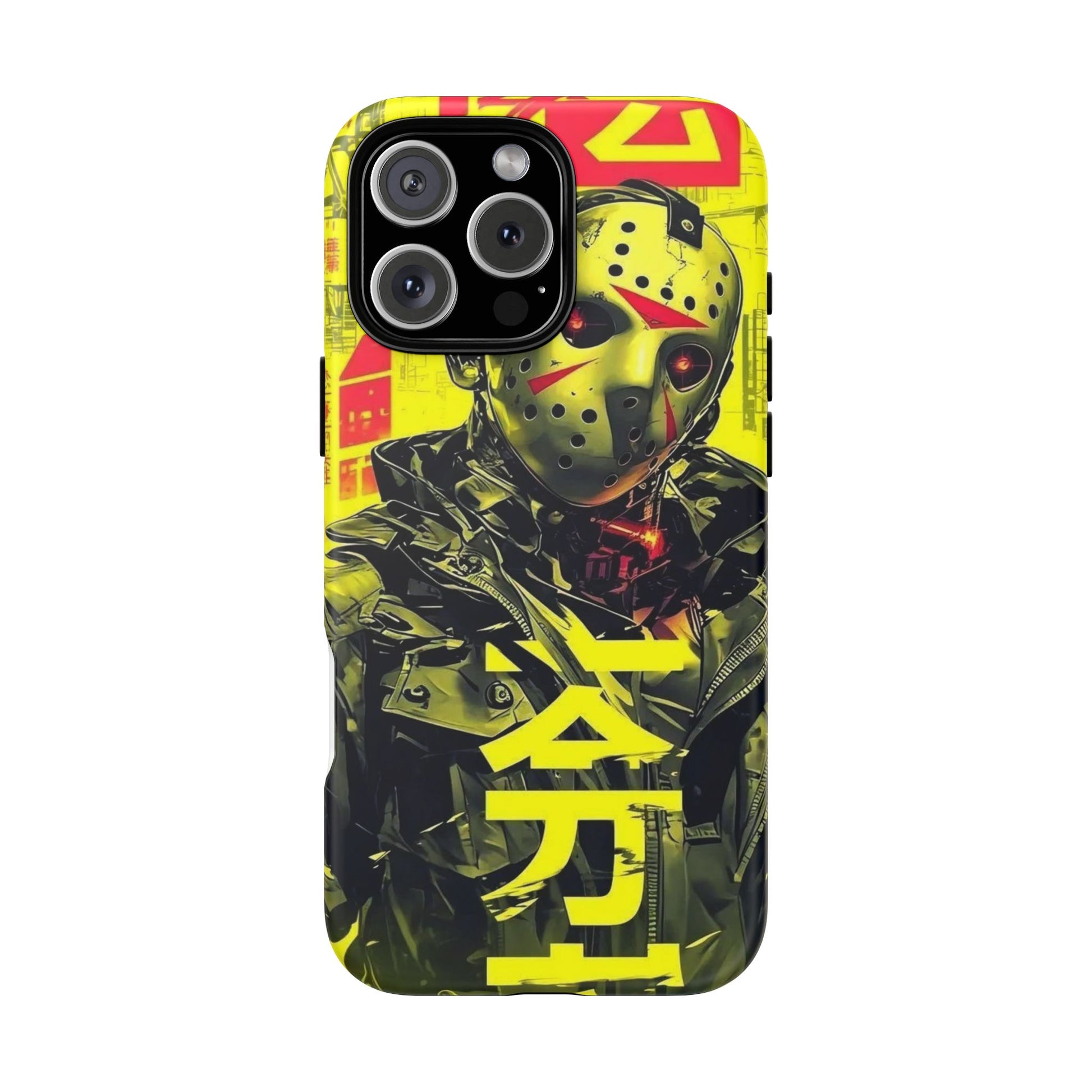 Cyberpunk X Jason Voorhees Tough Cases for iPhones, Samsung, and Pixel