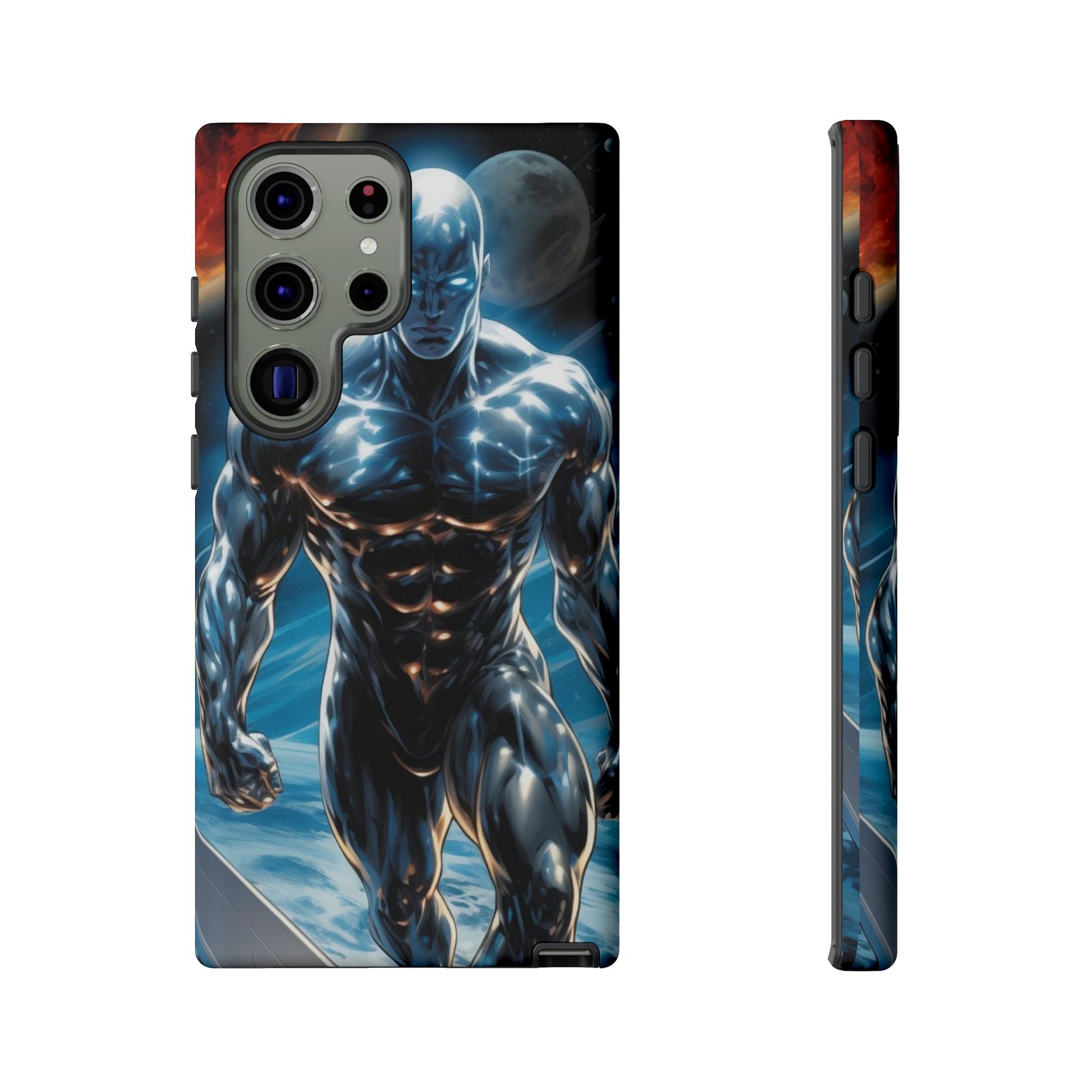 The Silver Surfer Comic Art Phone Case, Tough Cases for iPhones, Samsung, and Pixel