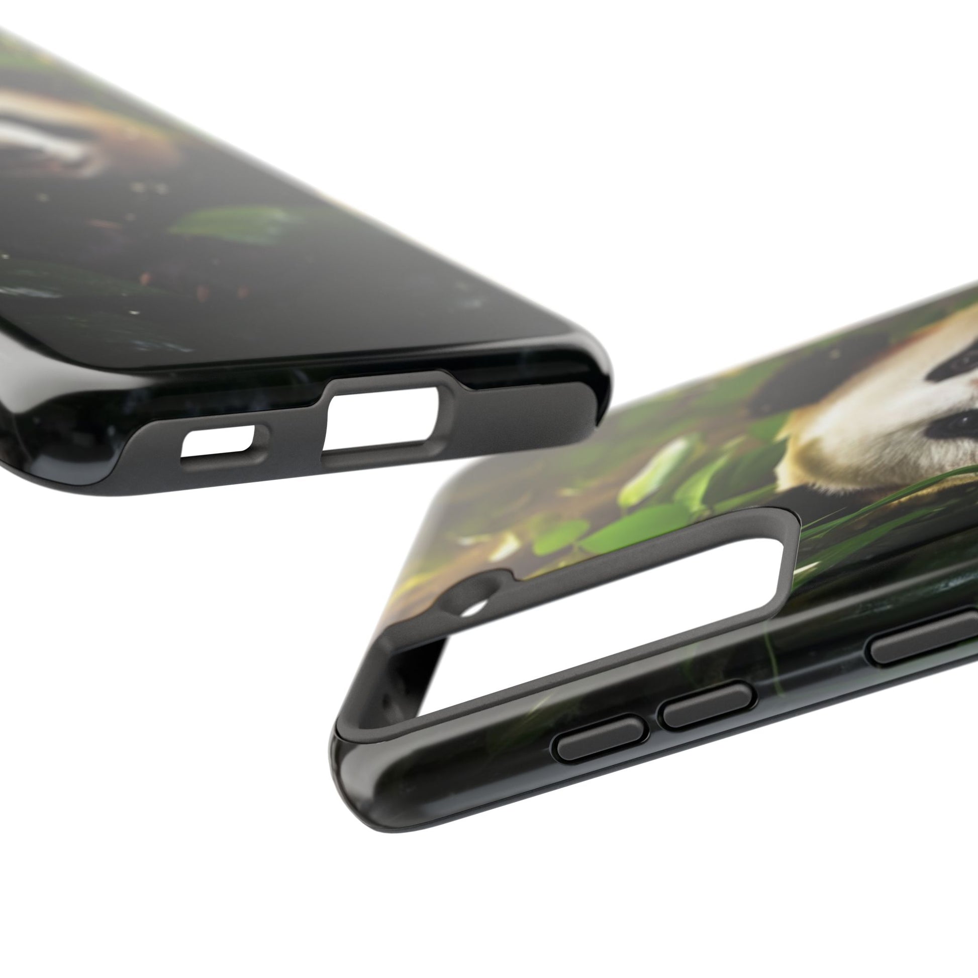Smiling Panda Theme Phone Cases for iPhones & Samsung Phones