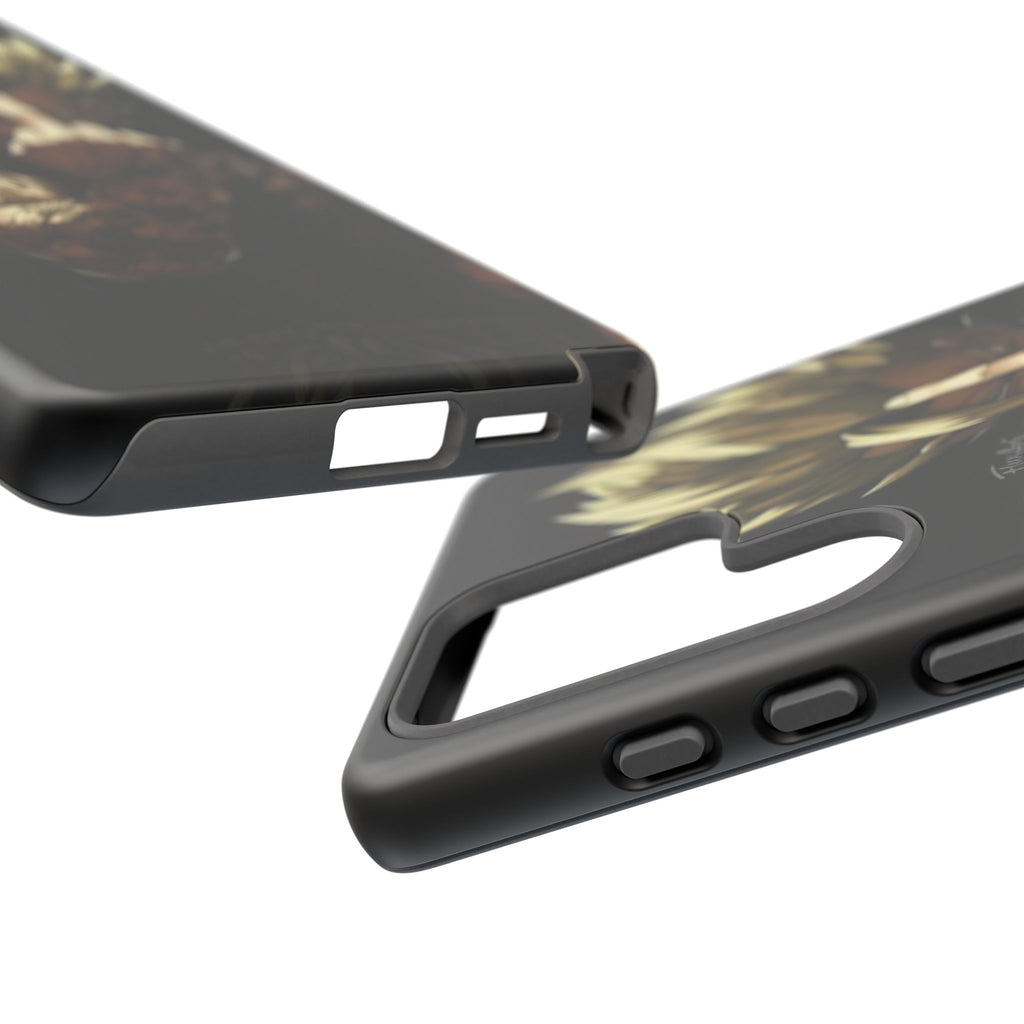 Middle Finger SS Goku Dragon Ball Z Tough Cases for iPhones, Samsung, and Pixel