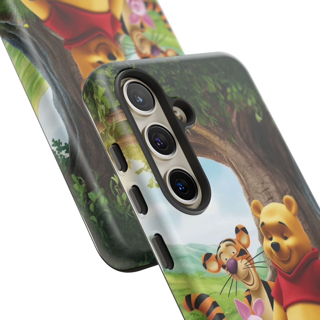 Cute Pooh Bear Phone Case, Tough Cases, Disney Phone for iPhones, Samsung, and Pixel
