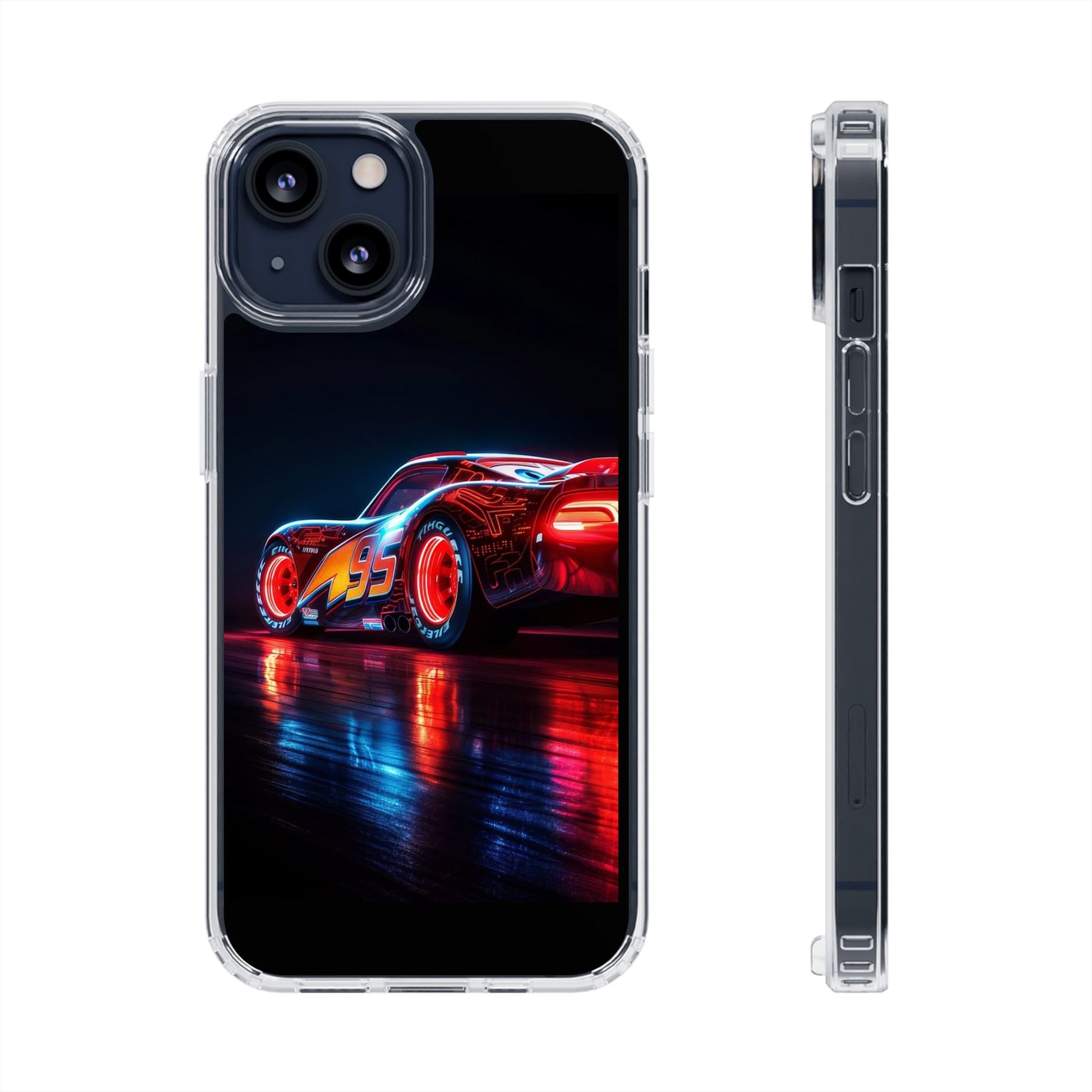 Lightning McQueen Themed Sports car Iphone, Samsung case
