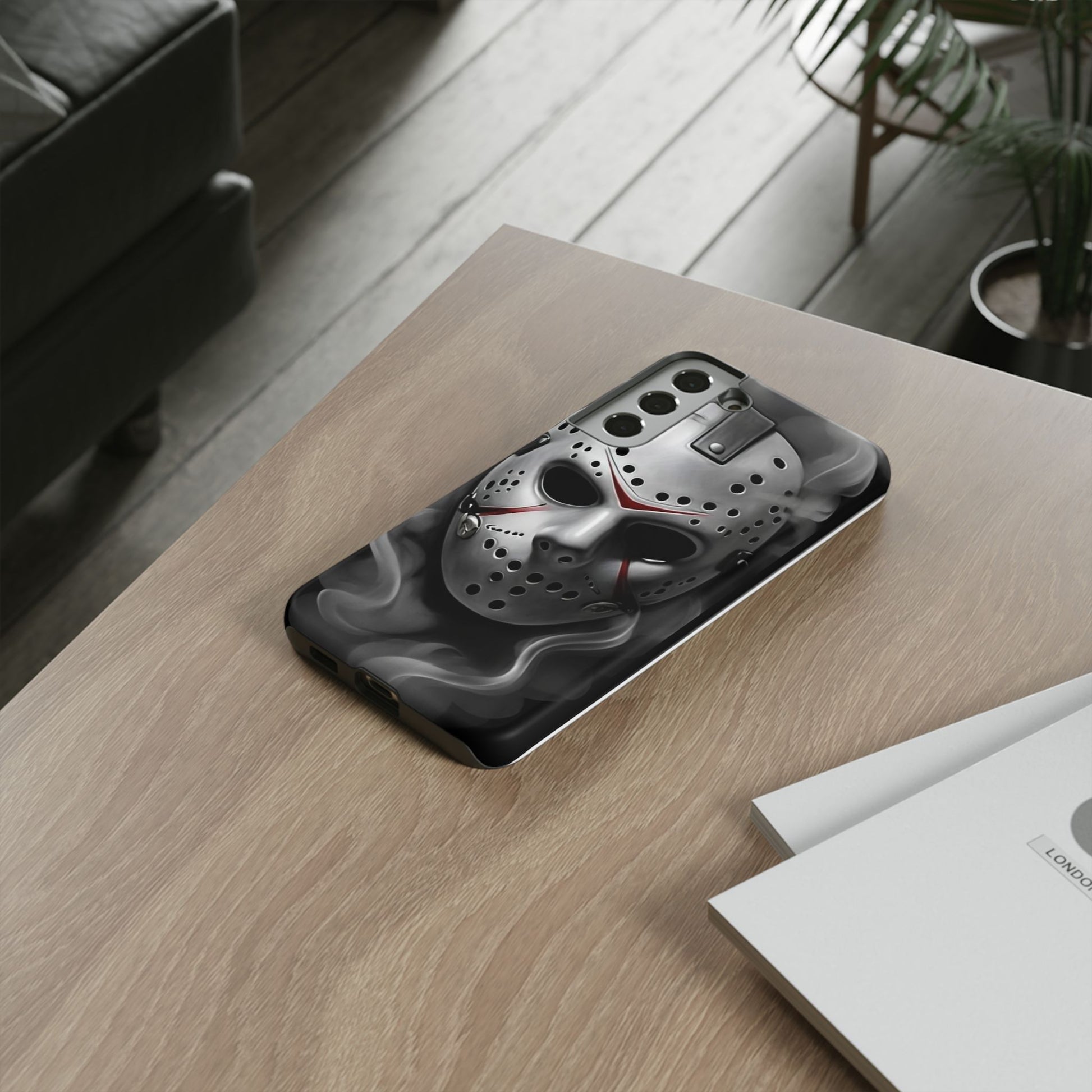 Friday the 13th Jason's Mask Tough Cases for iPhones, Samsung, and Pixel