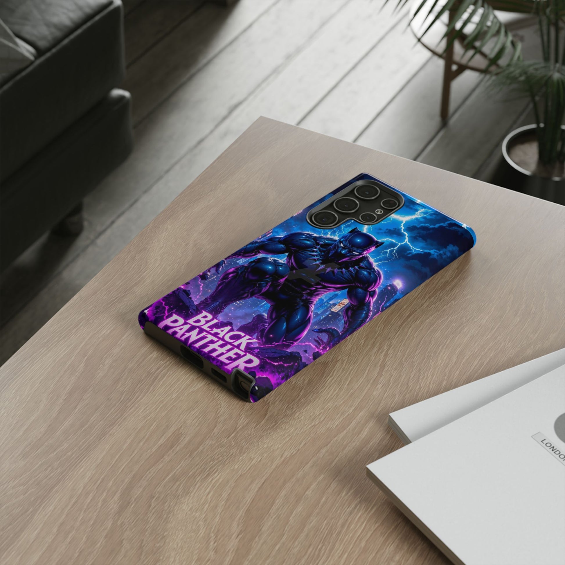 Black Panther Phone Case, Tough Cases for iPhones, Samsung, and Pixel