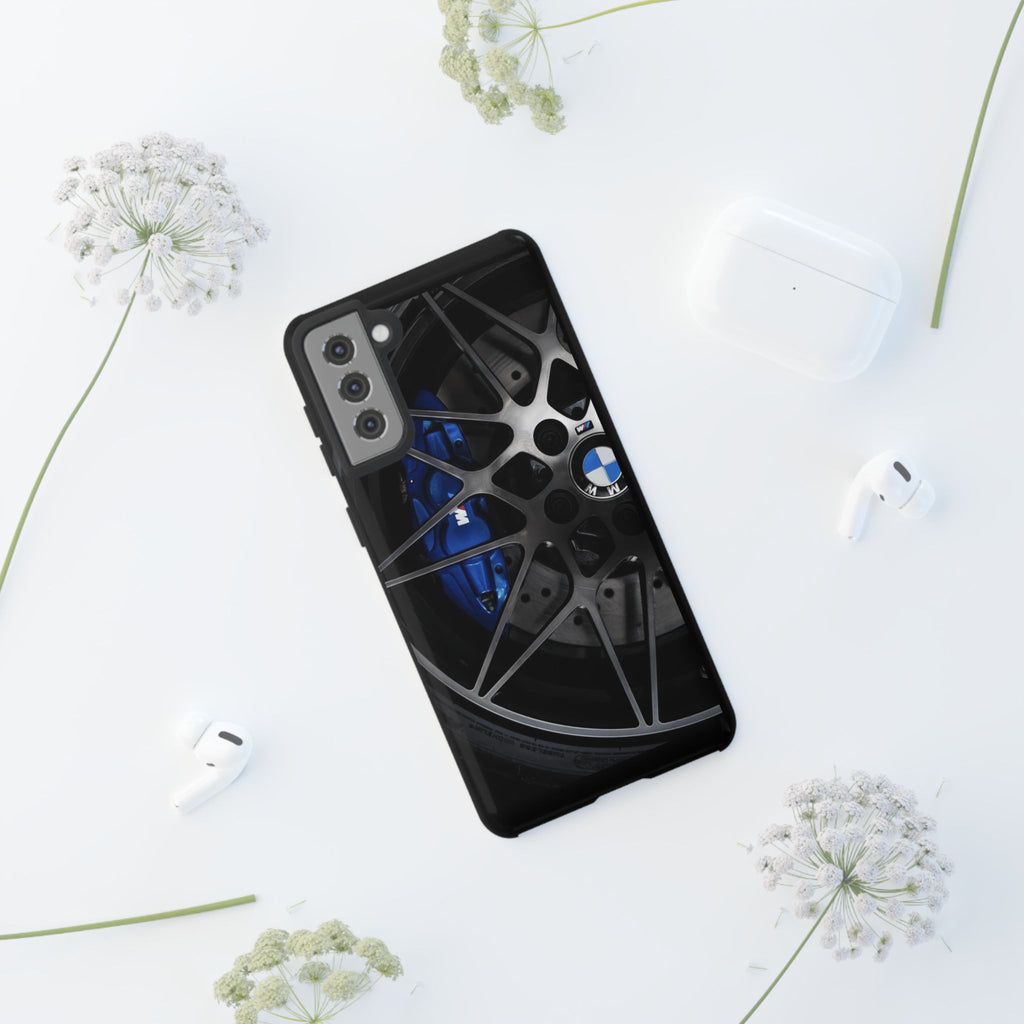 BMW M3 Racing Wheels Tough Cases for iPhones, Samsung, and Pixel