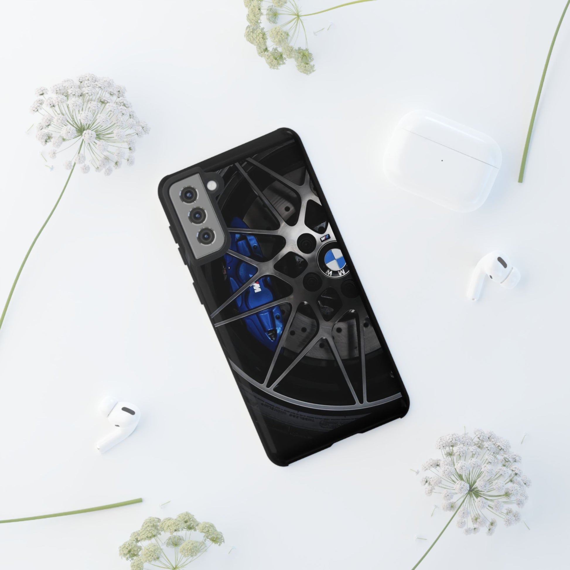BMW M3 Racing Wheels Tough Cases for iPhones, Samsung, and Pixel