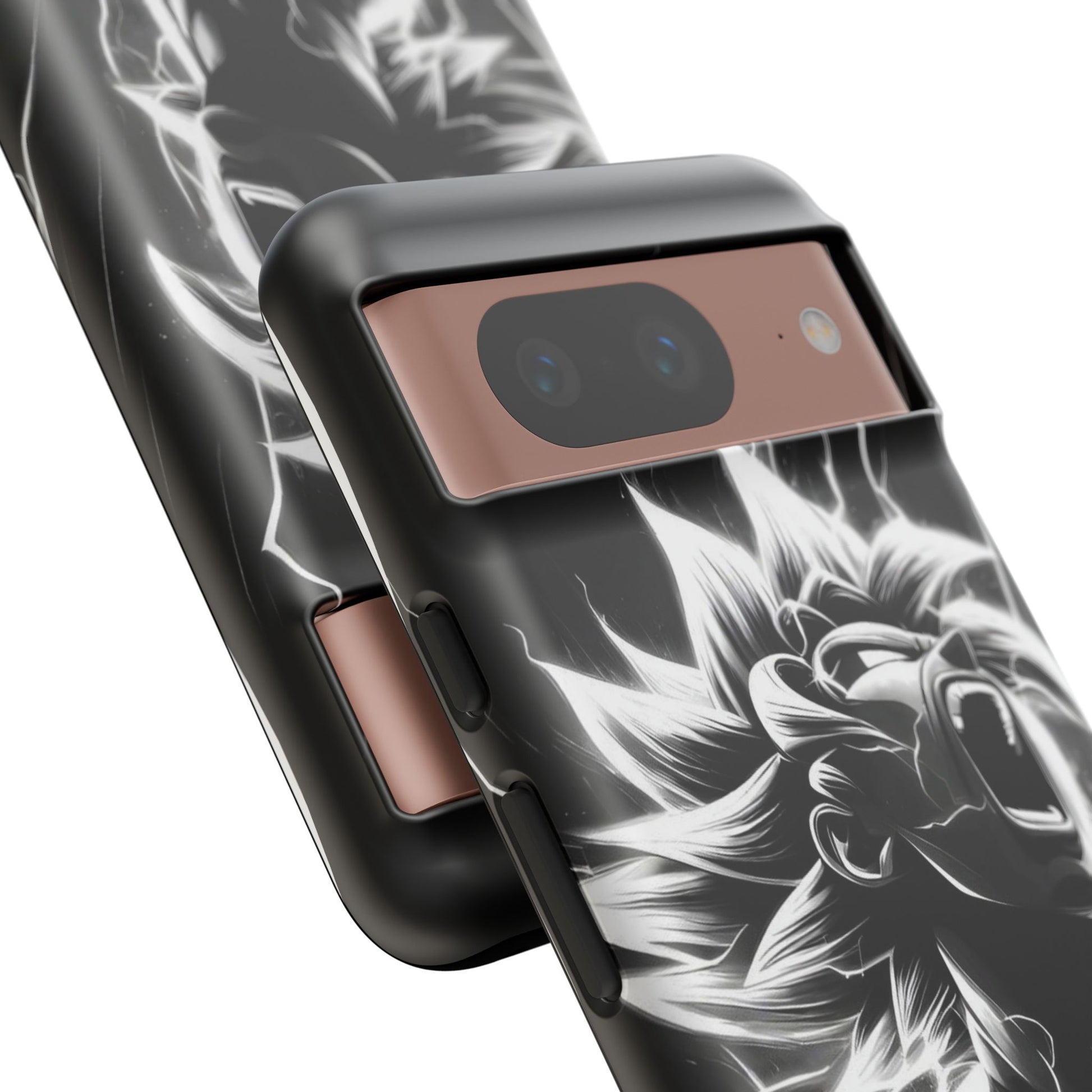 Anime Saiyan Rage Dragon ball Z Tough Cases for iPhones, Samsung, and Pixel