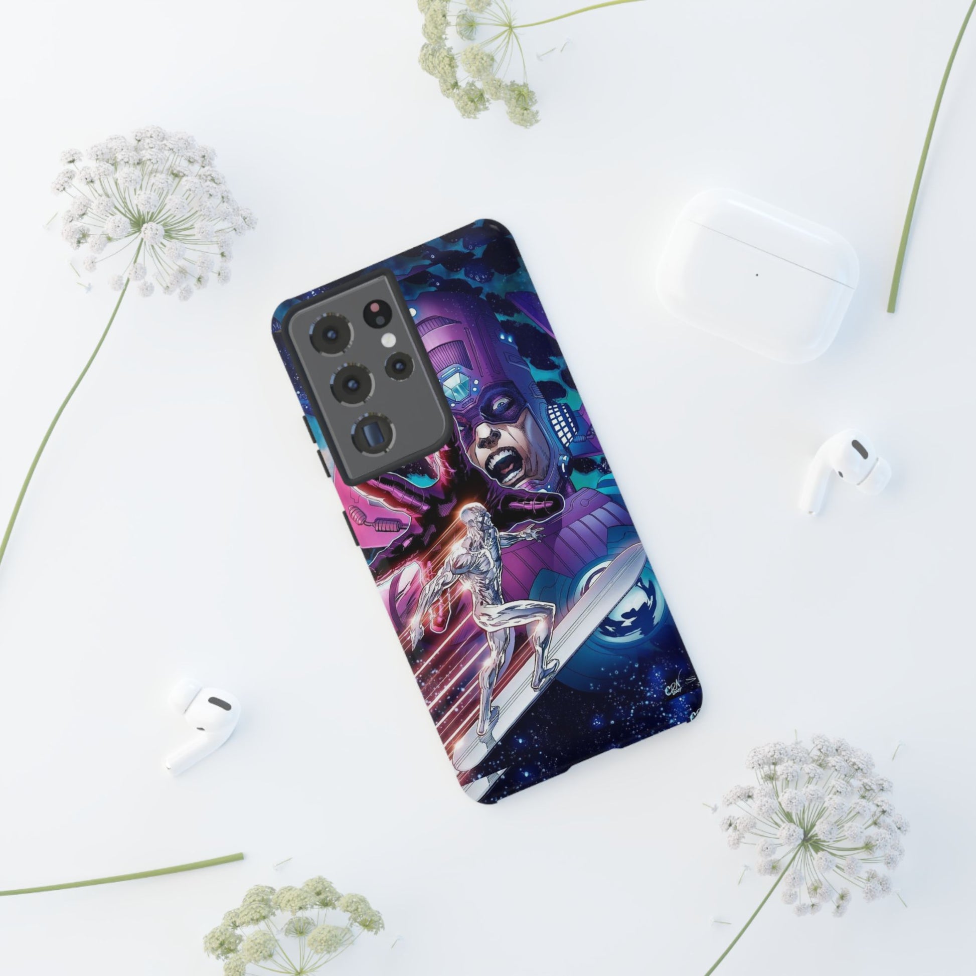 Galactus x Silver Surfer Marvel Phone Case, Tough Cases for iPhones, Samsung, and Pixel