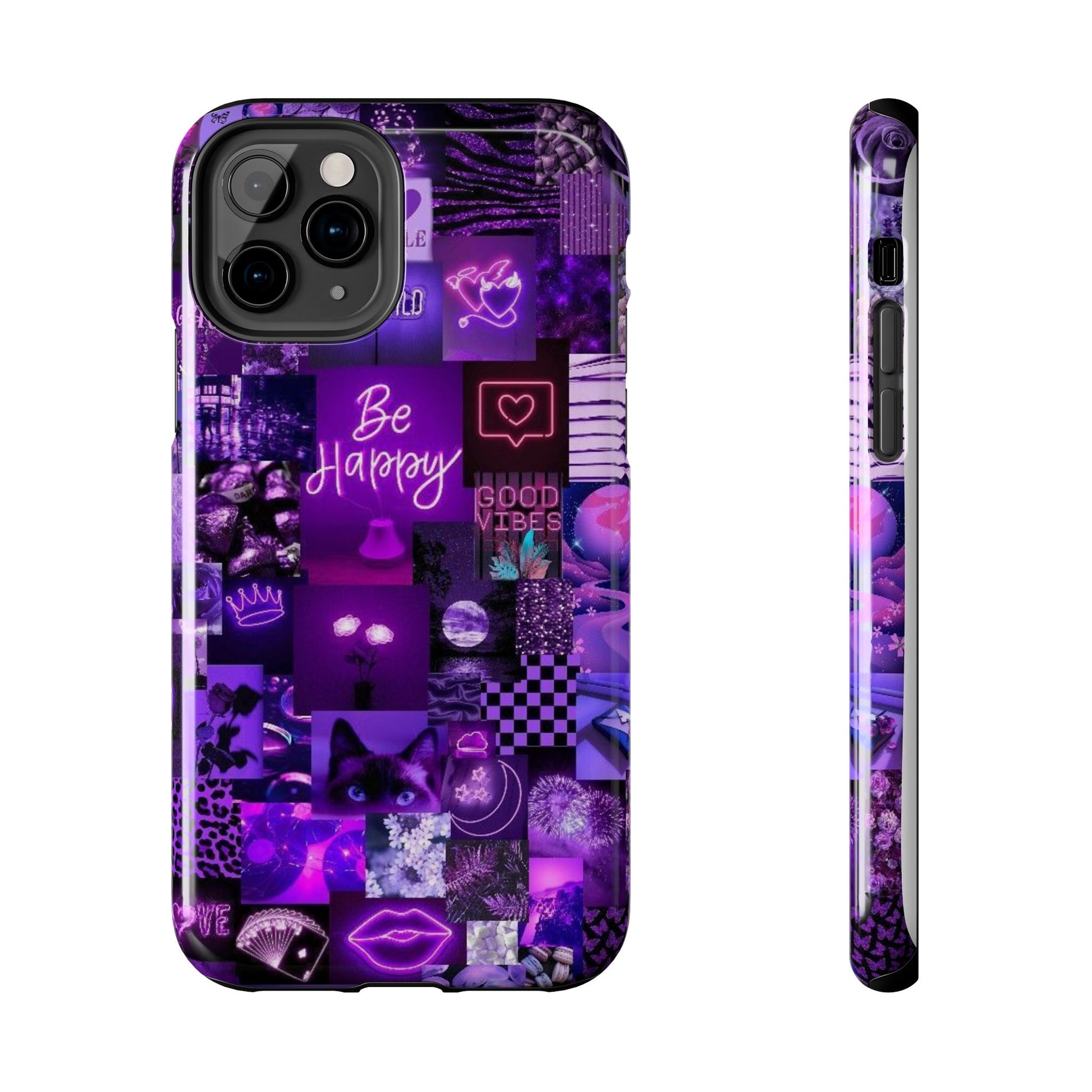 Be Happy Themed Tough Phone Cases for Iphones & Samsung Phones