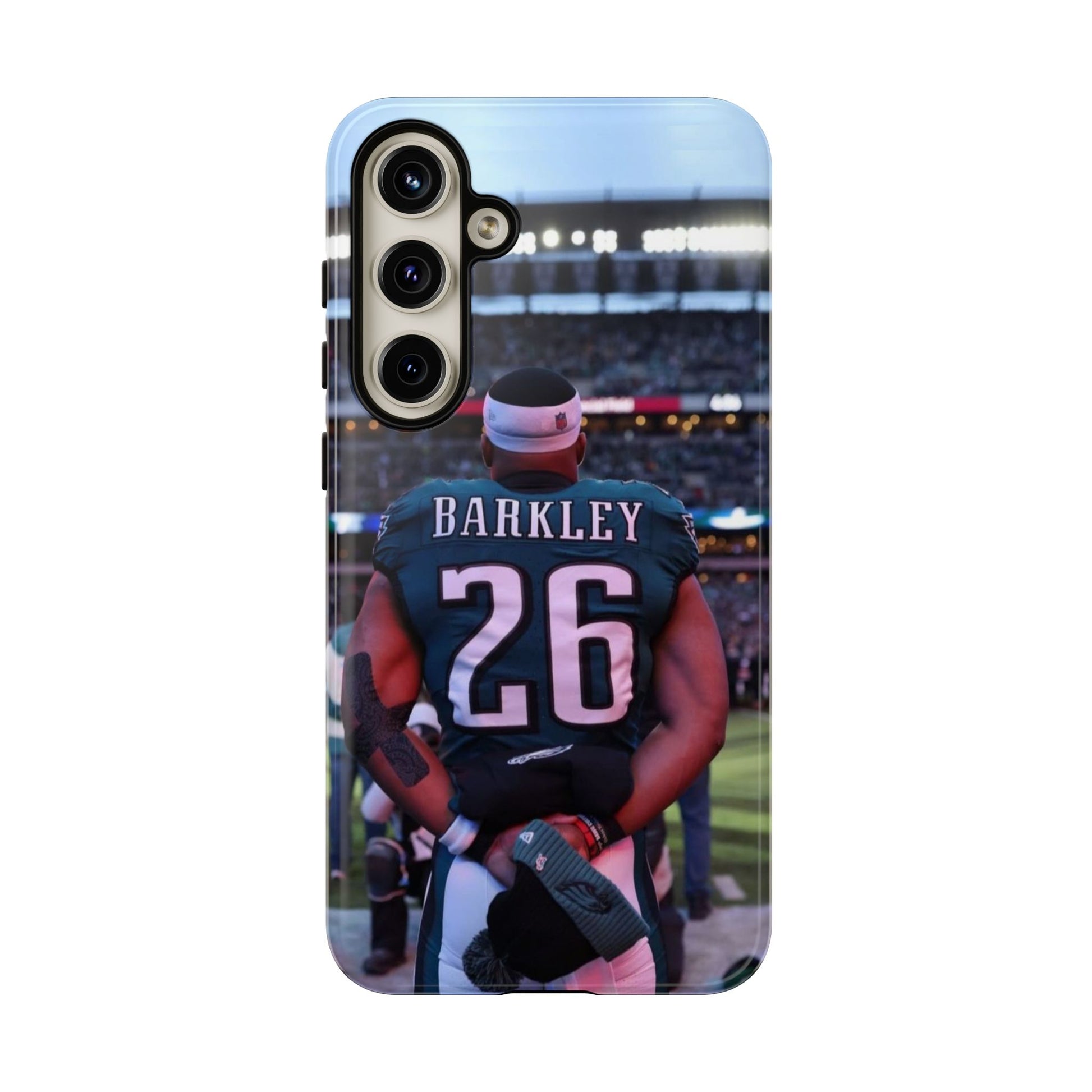Eagles Football Saquon Barkley Tough Cases for iPhones, Samsung, and Pixel