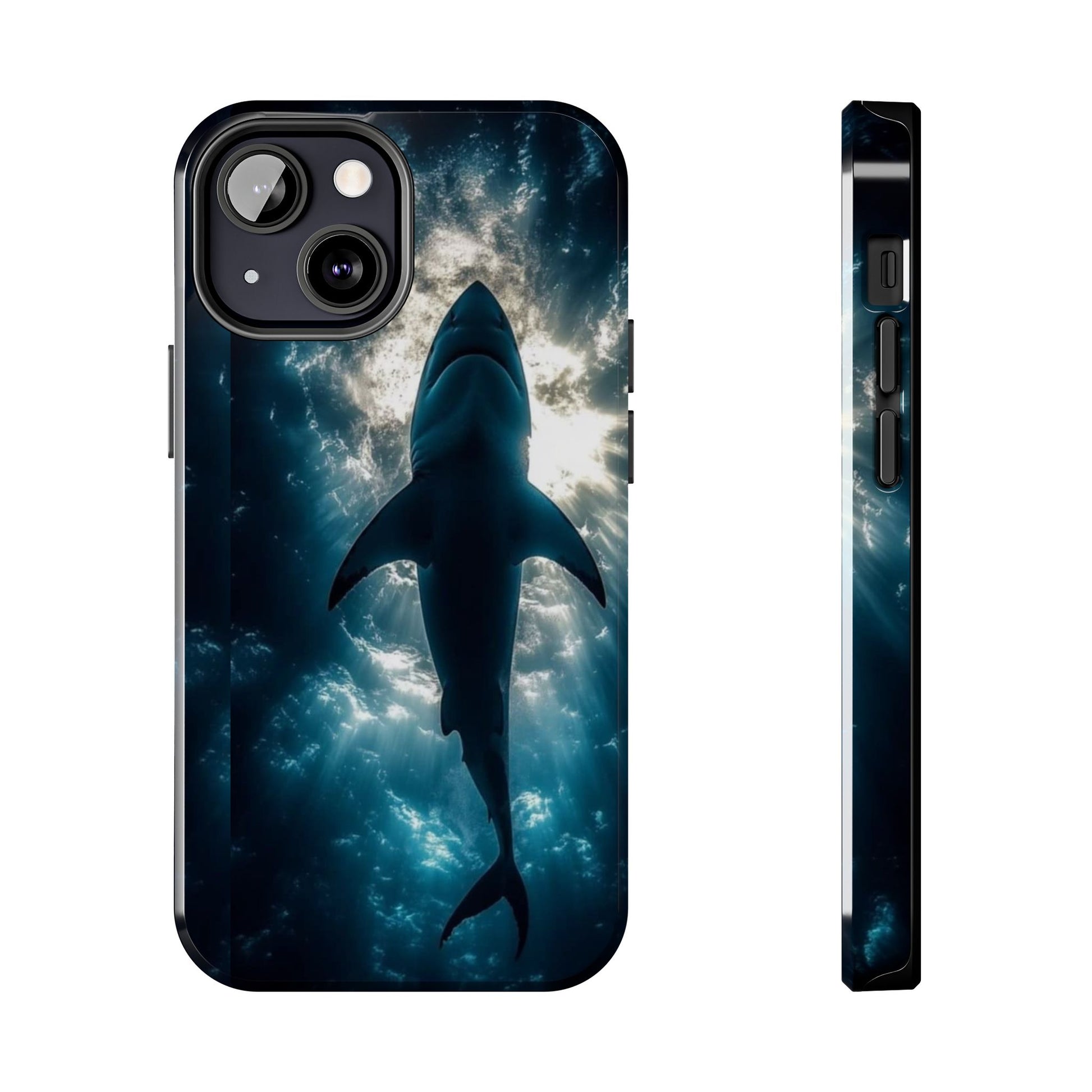 Great White Shark Themed Tough Phone Cases for Iphones & Samsung Phones