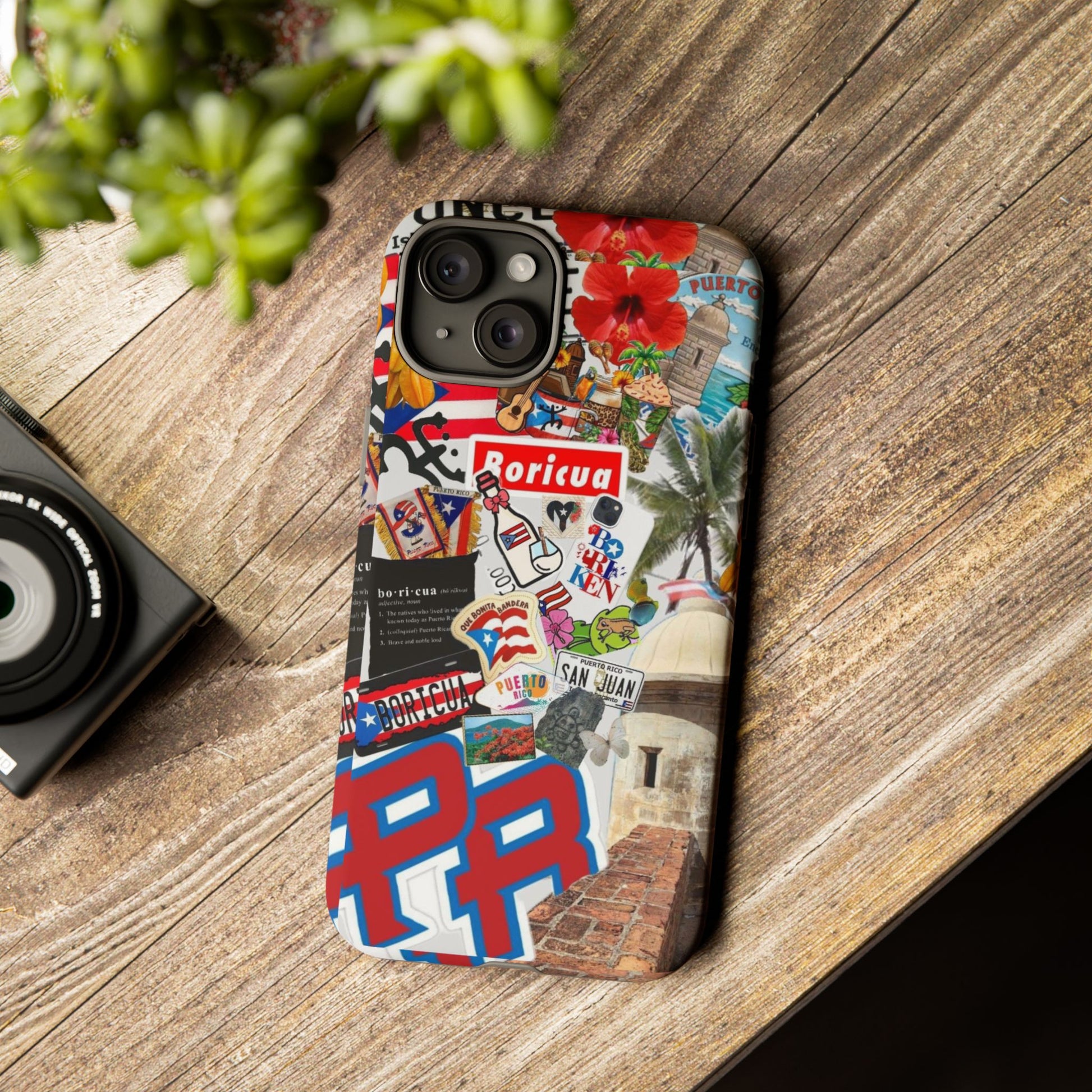 Puerto Rico Boricua Art Tough Cases for iPhones, Samsung, and Pixel