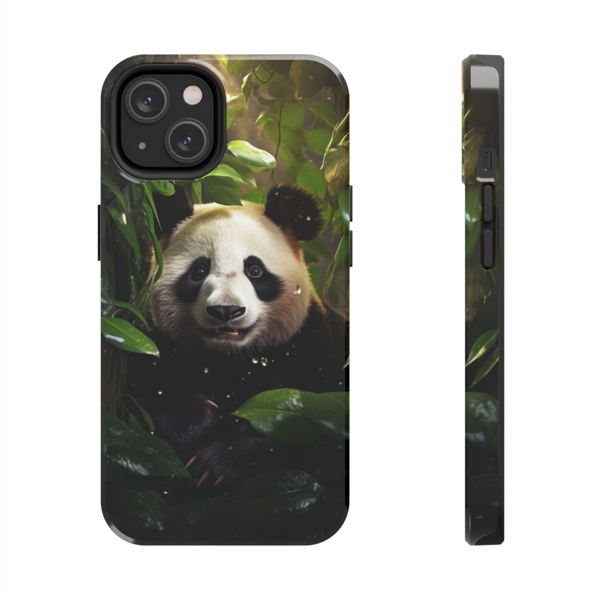 Smiling Panda Theme Phone Cases for iPhones & Samsung Phones