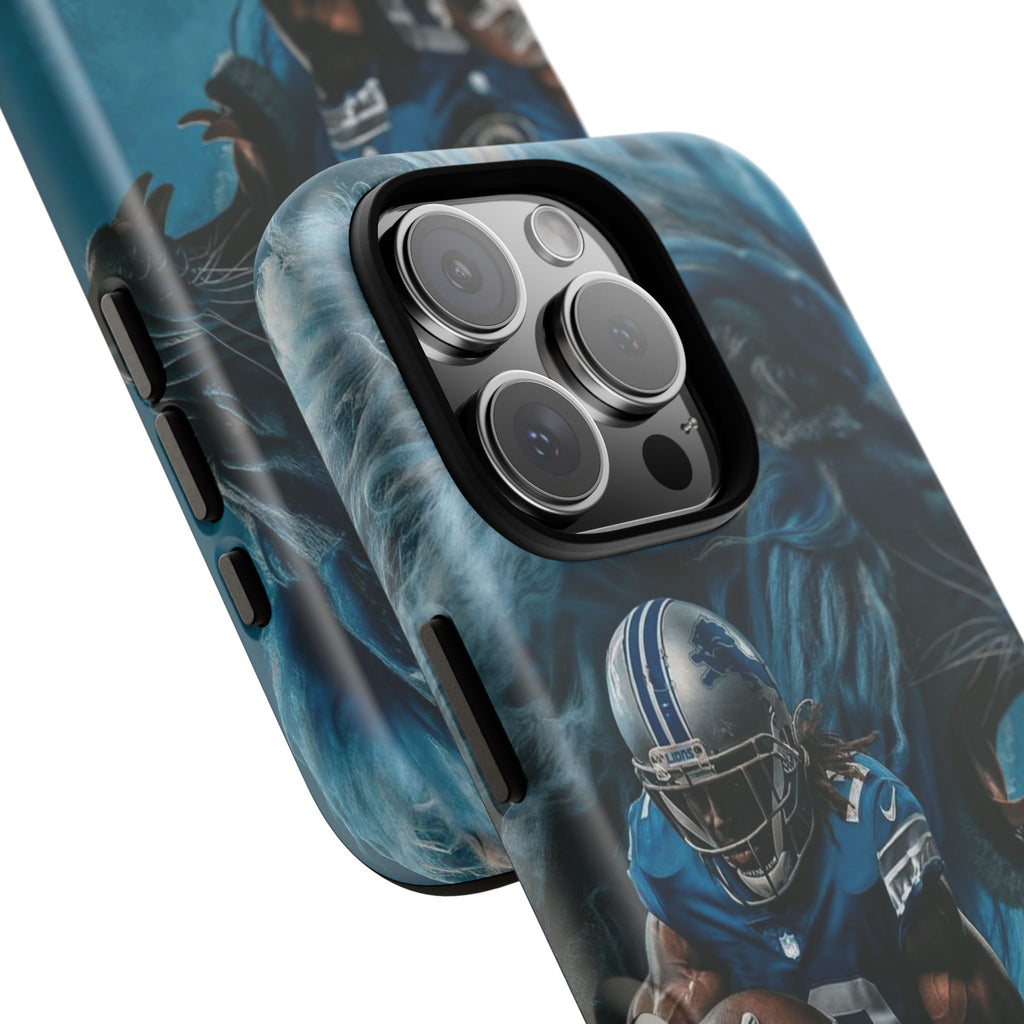 Detroit Lions Player Football Phone Case, Tough Cases for iPhones, Samsung, and Pixel