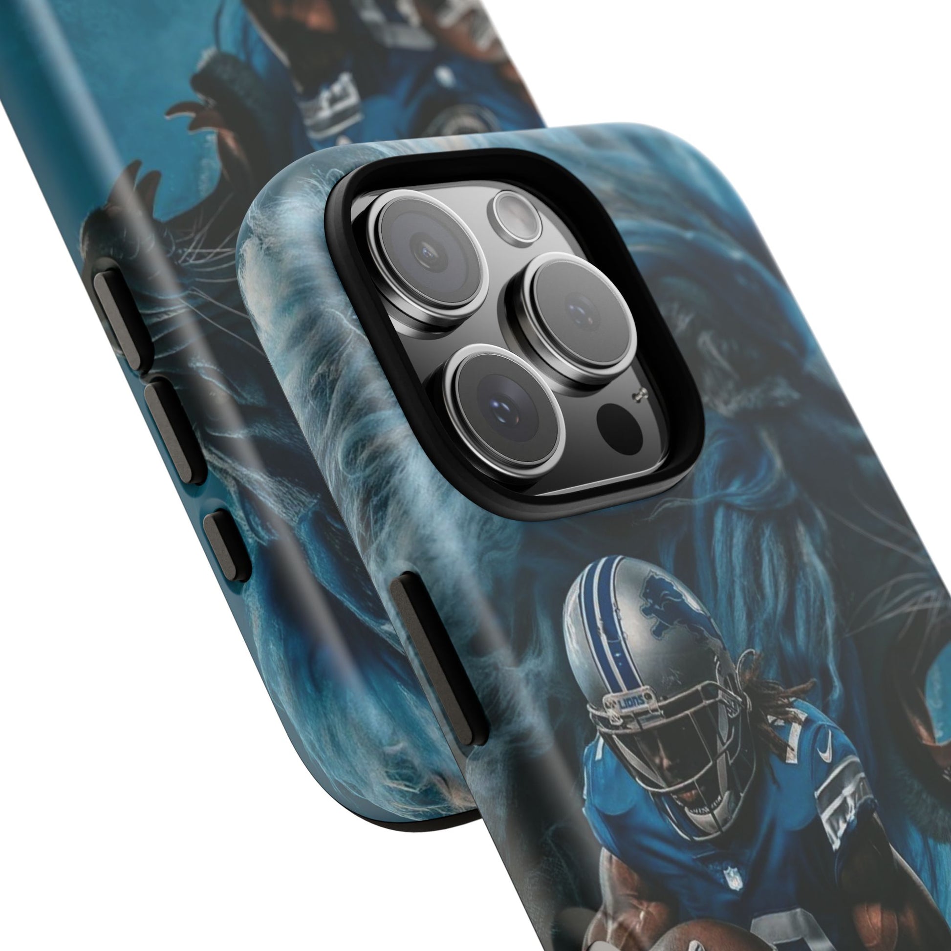 Detroit Lions Player Football Phone Case, Tough Cases for iPhones, Samsung, and Pixel