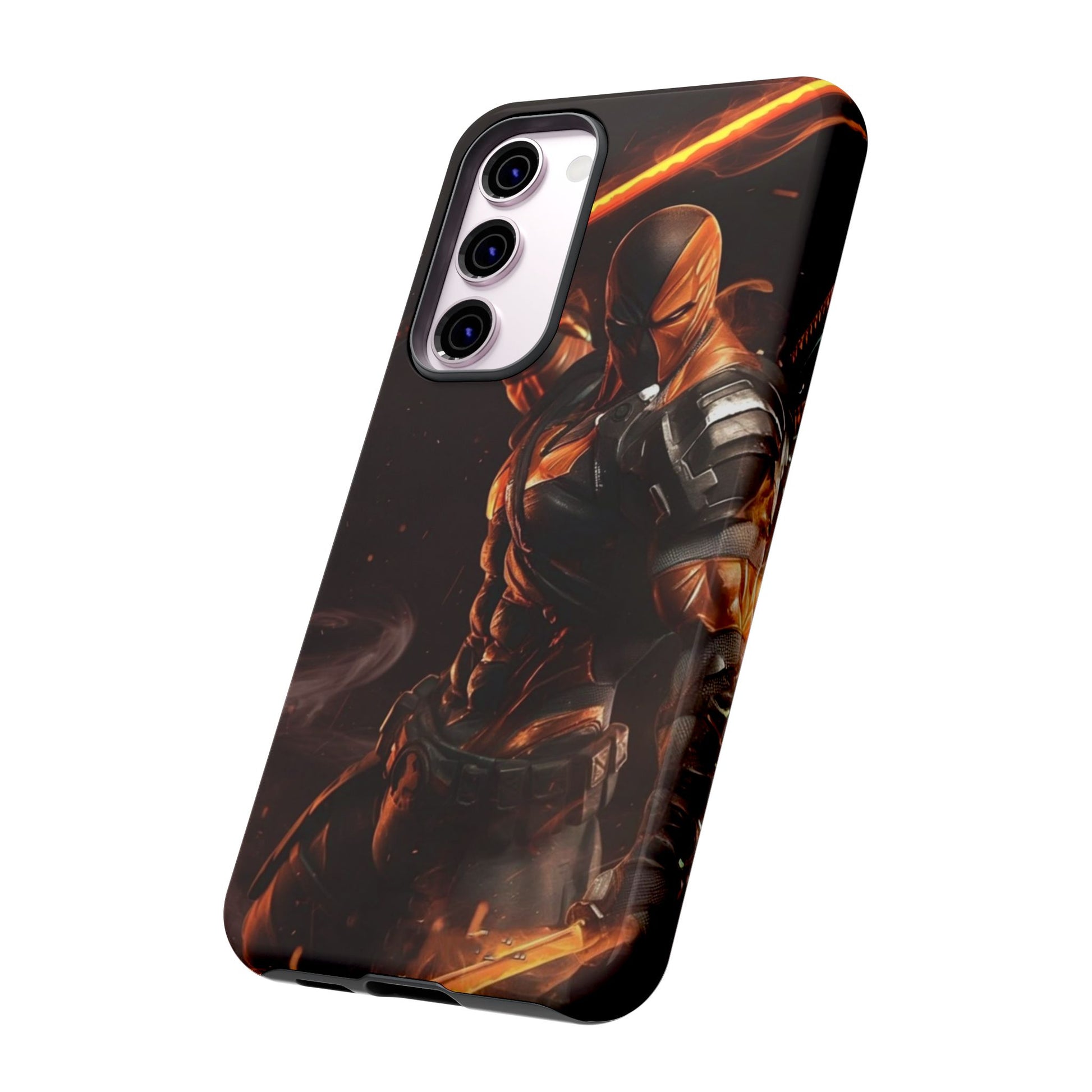DC Comics Death Stroke Tough Cases for iPhones, Samsung, and Pixel