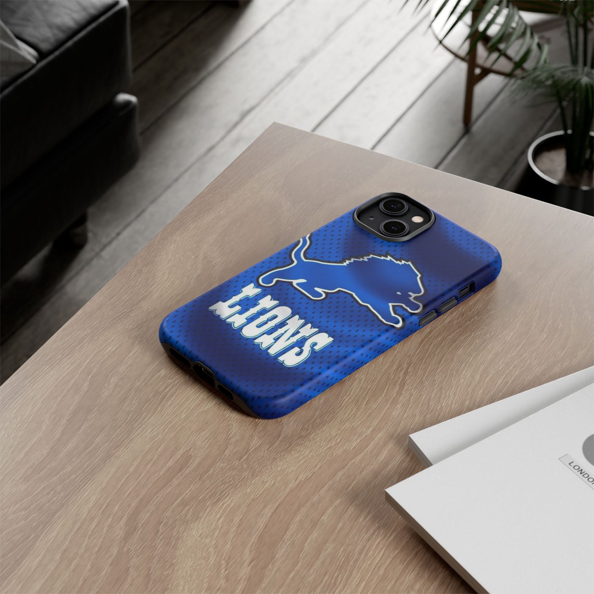 Detroit Lions Football Jersey Phone Case, Tough Cases for iPhones, Samsung, and Pixel