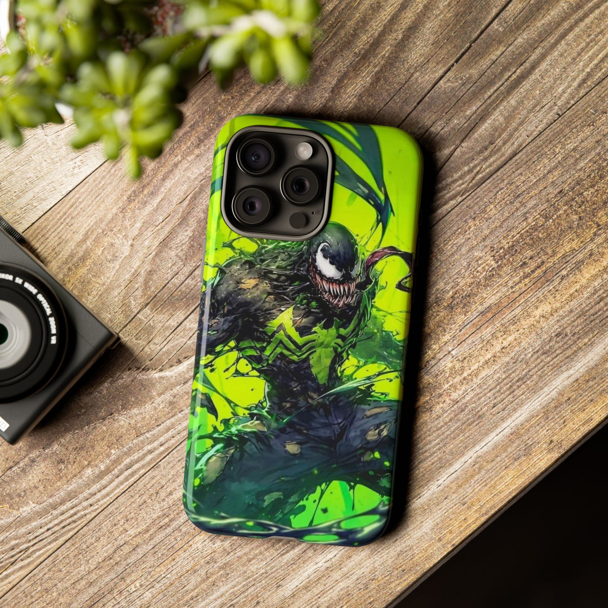 Evil Venom Phone Case, Tough Cases, Marvel Comics Phone for iPhones, Samsung, and Pixel