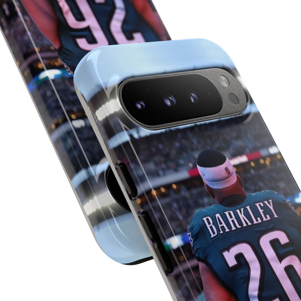 Eagles Football Saquon Barkley Tough Cases for iPhones, Samsung, and Pixel