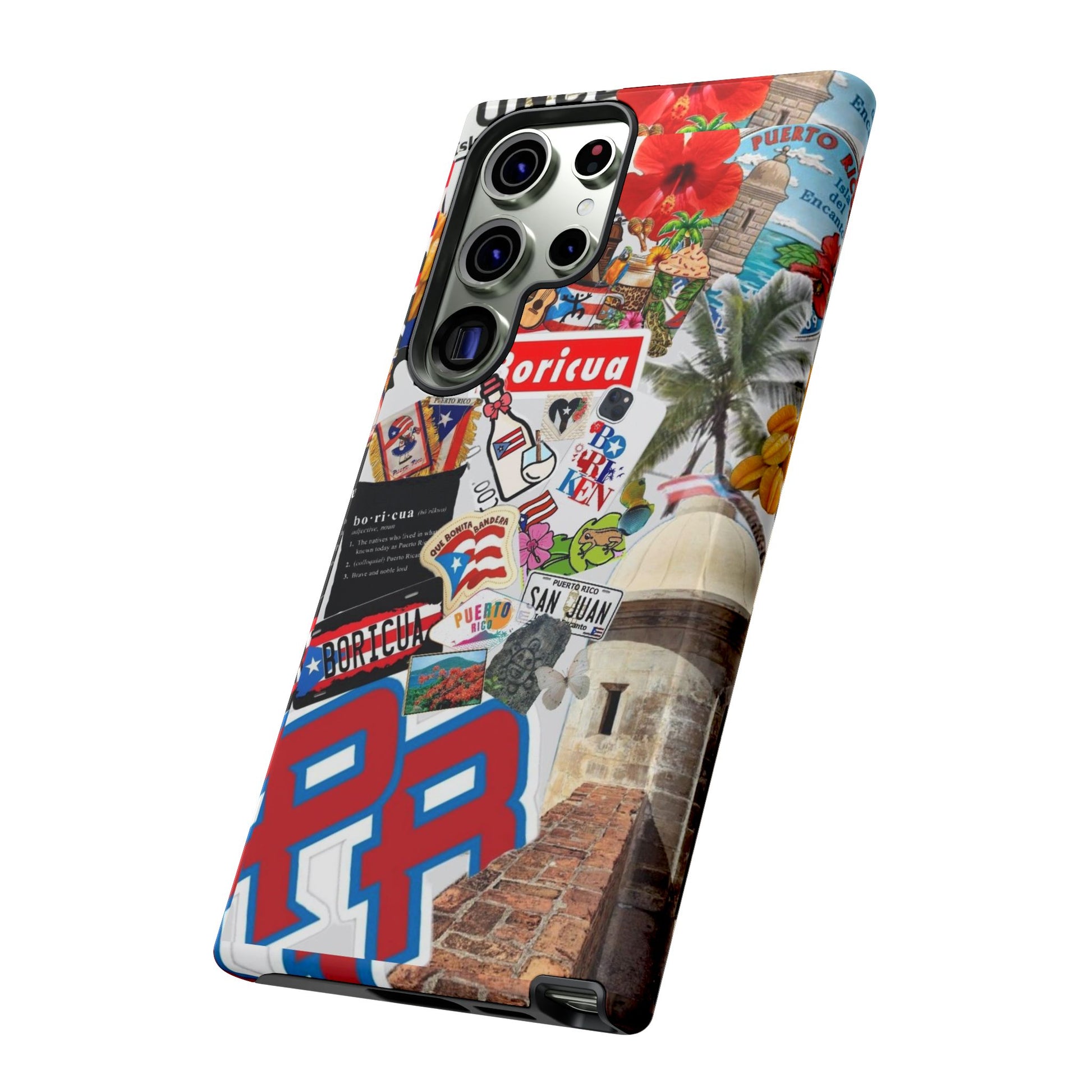 Puerto Rico Boricua Art Tough Cases for iPhones, Samsung, and Pixel