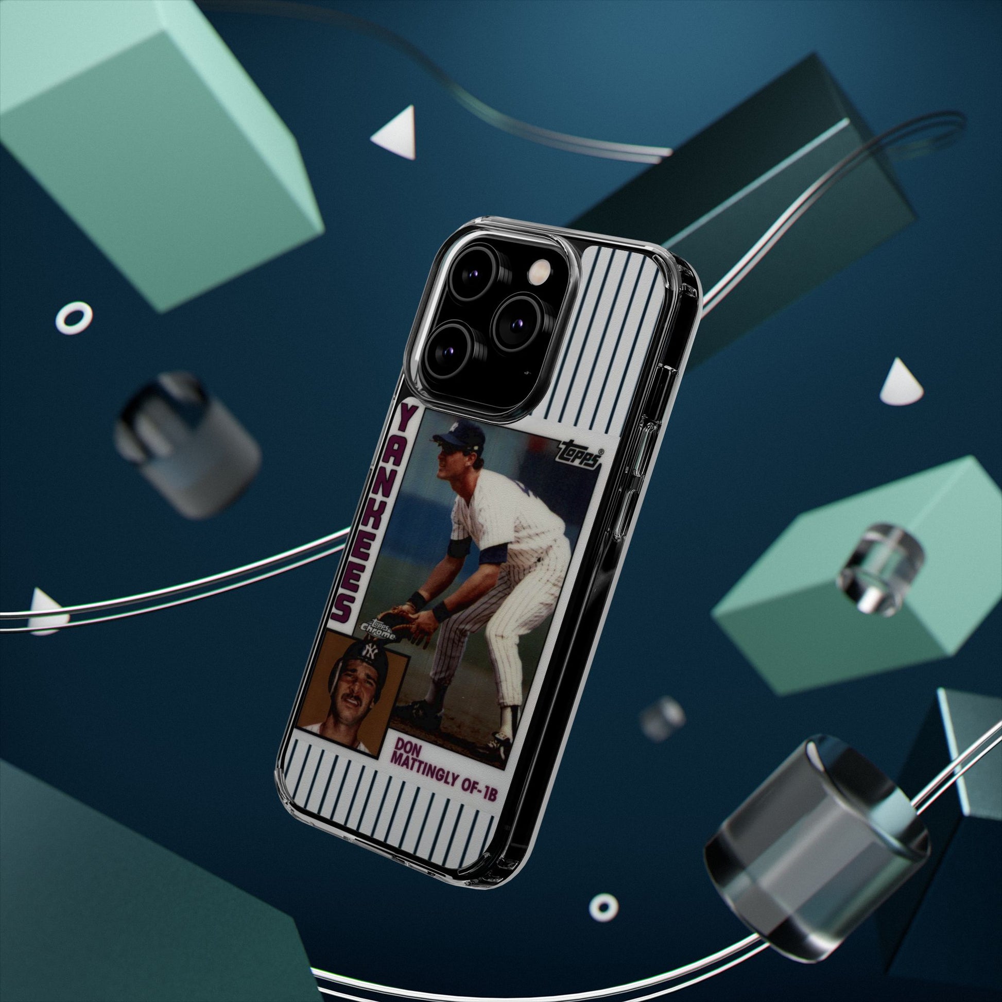 Mattingly Rookie Card Baseball inspired Protective Iphone and Samsung case