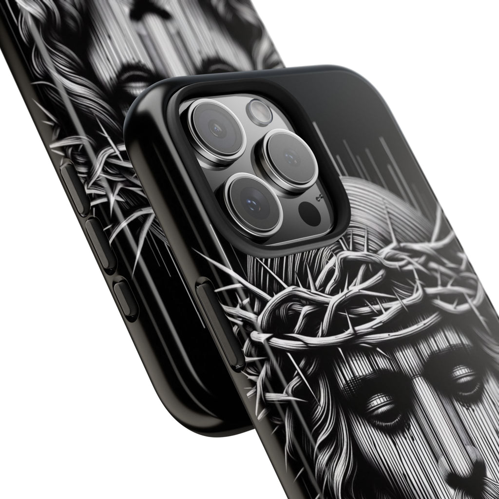 Jesus The King Crown Christian Phone Cases for iPhones & Samsung Phones