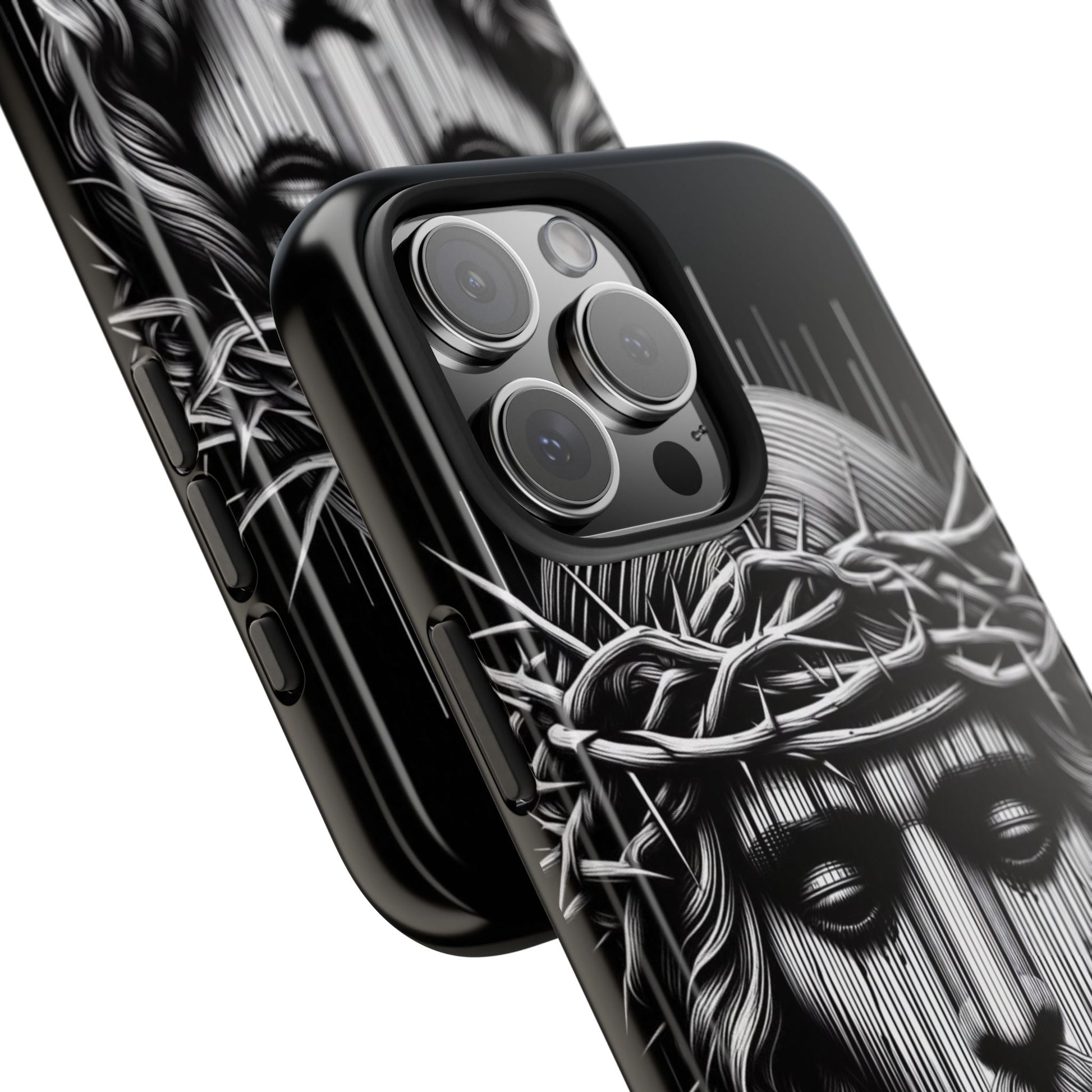 Jesus The King Crown Christian Phone Cases for iPhones & Samsung Phones
