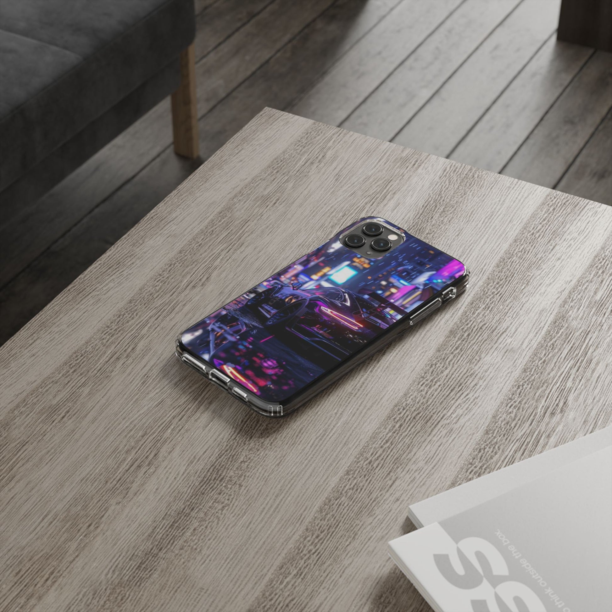 Beautiful Porsche in City Art Iphone, Samsung case