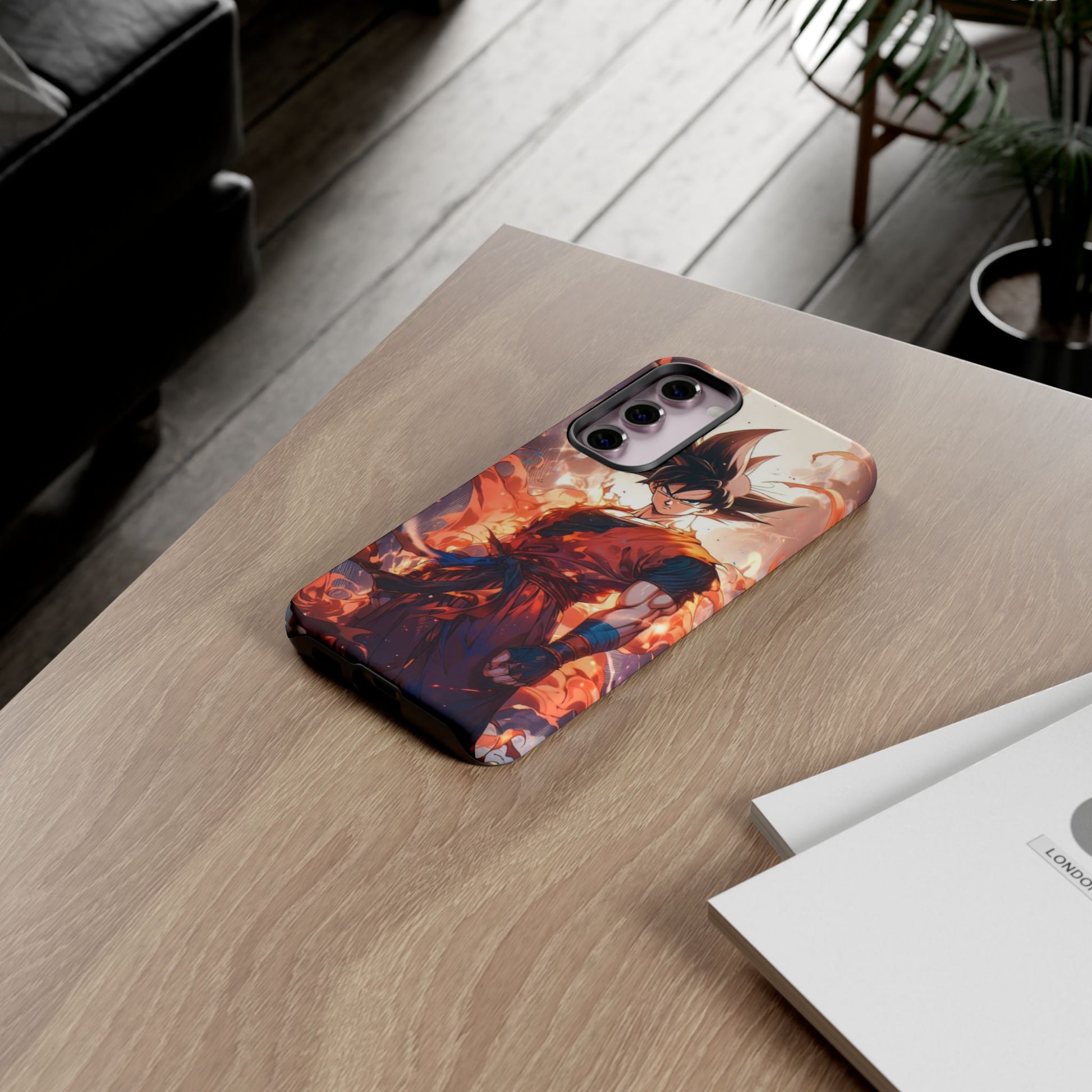 Anime Manga Dragon Ball Z Goku Tough Cases for iPhones, Samsung, and Pixel