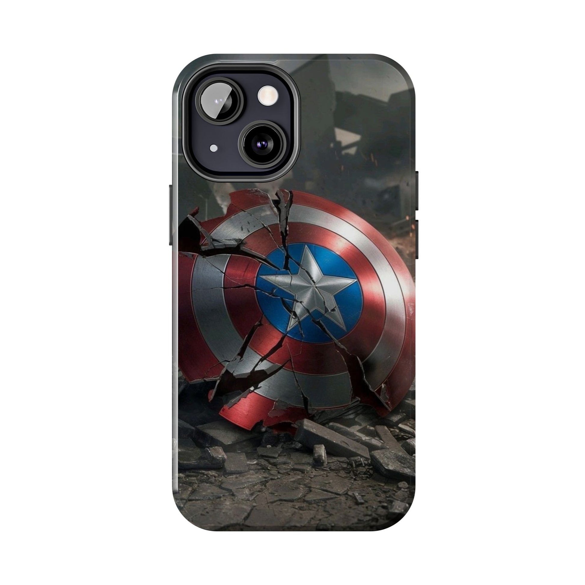 Capt. America Shield Tough Phone Cases for Iphones & Samsung Phones Durable