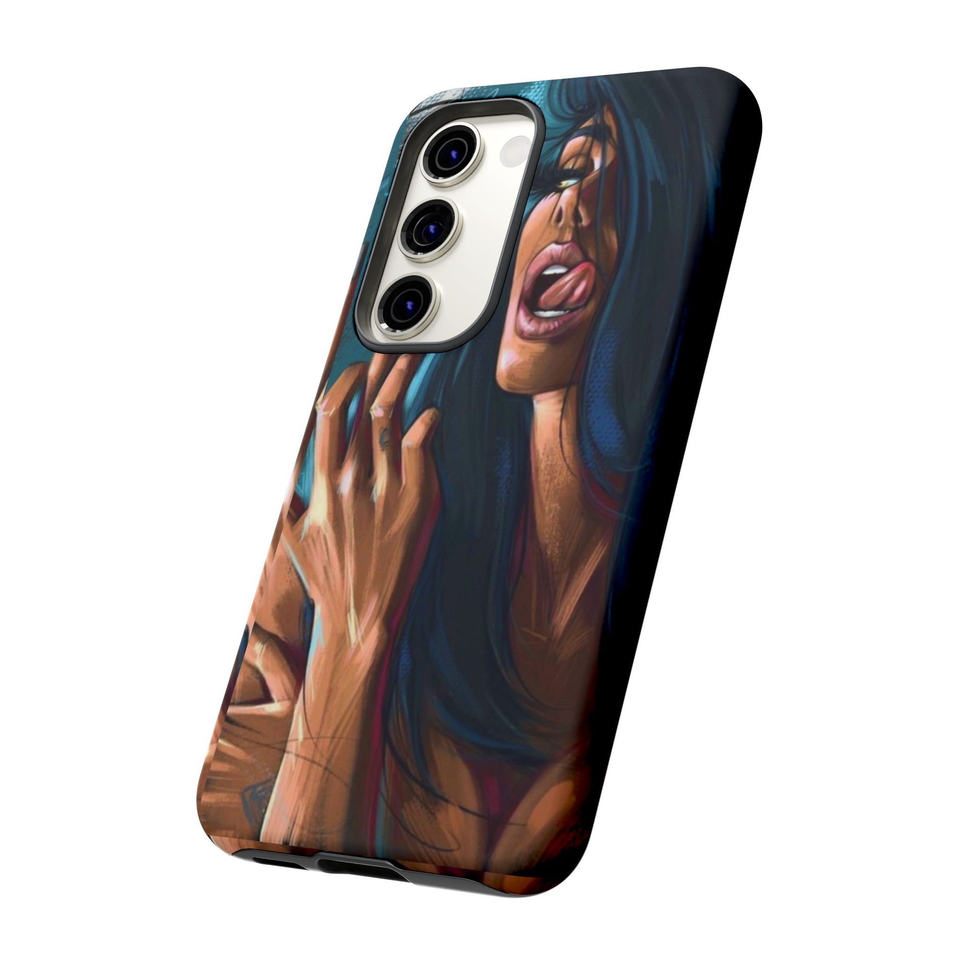Tough Girl Theme Urban Design Cases for iPhones, Samsung, and Pixel