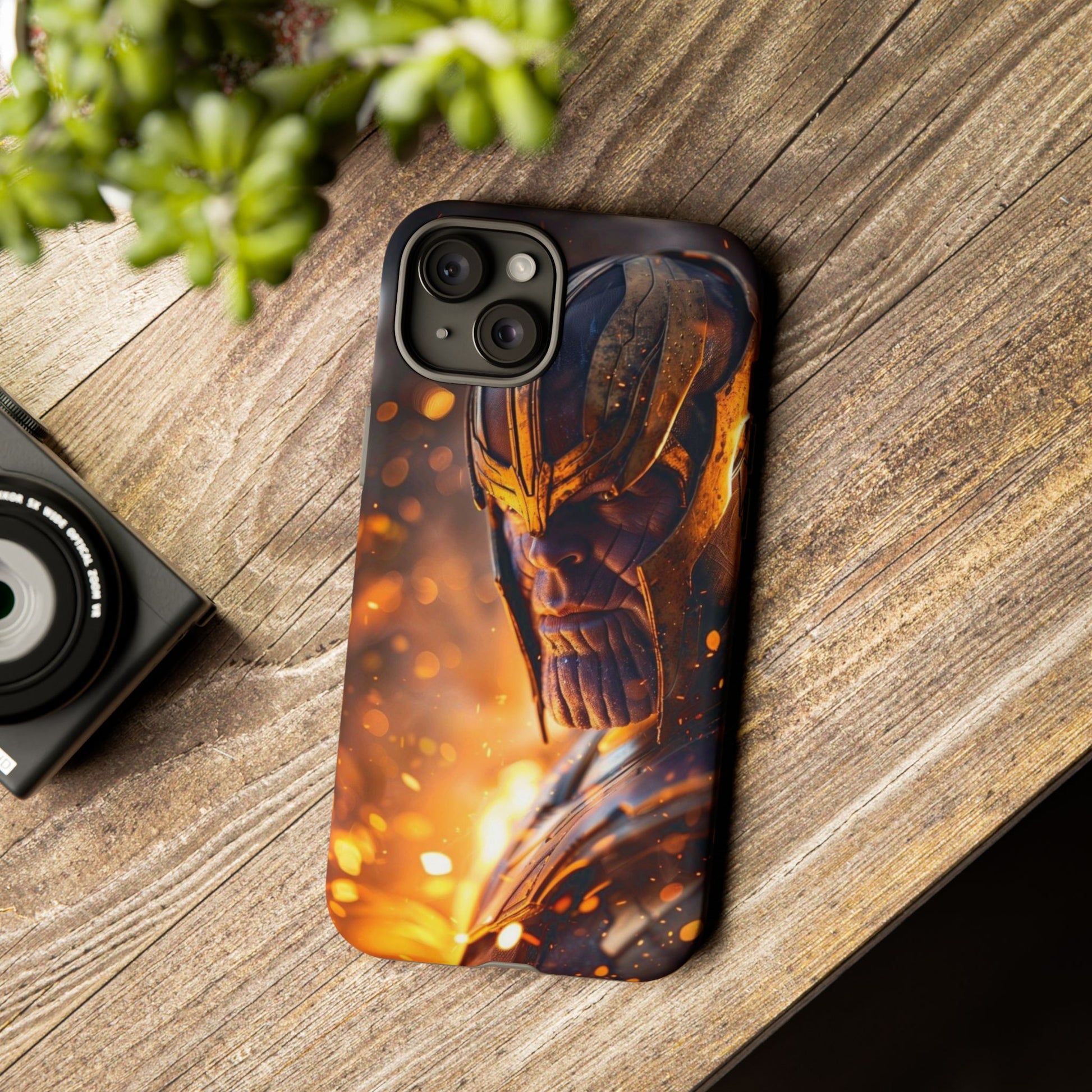 Marvel Villain Thanos Tough Cases for iPhones, Samsung, and Pixel