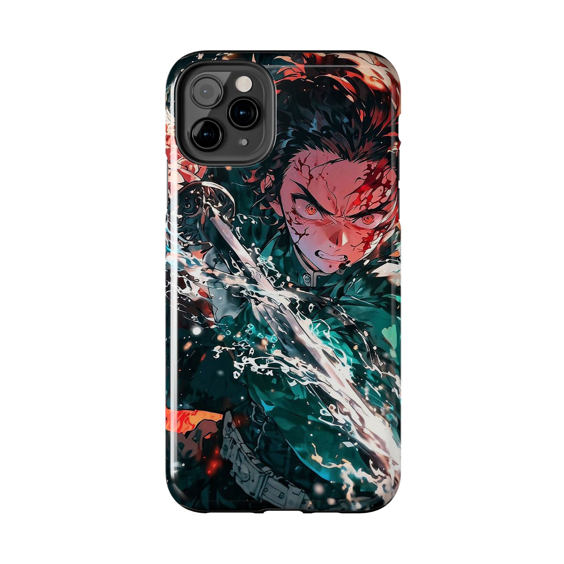 Demon Slayer Tanjiro Art Phone Case for iPhone & Samsung Galaxy Phones