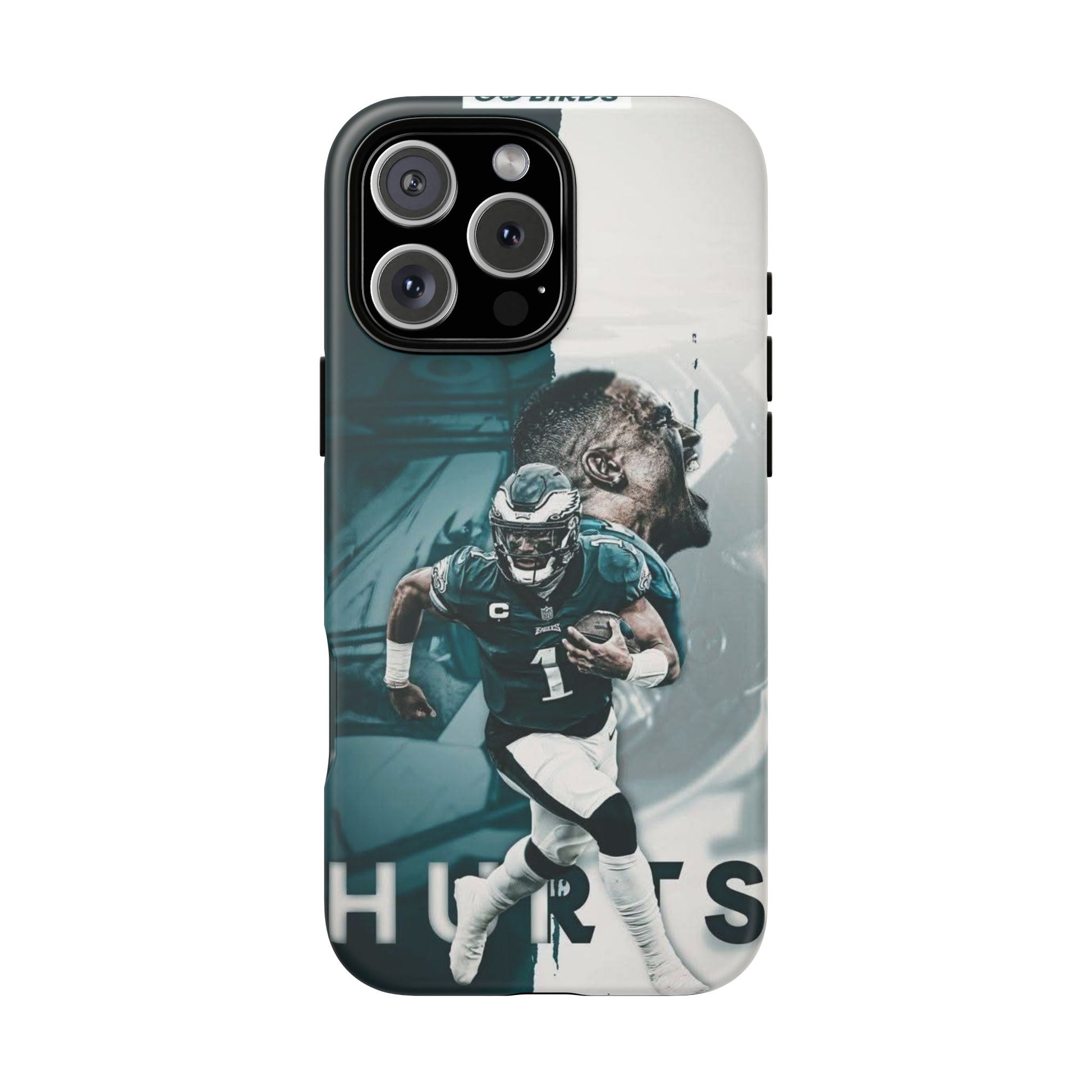 Jalen Hurts Eagles Football Tough Cases for iPhones, Samsung, and Pixel