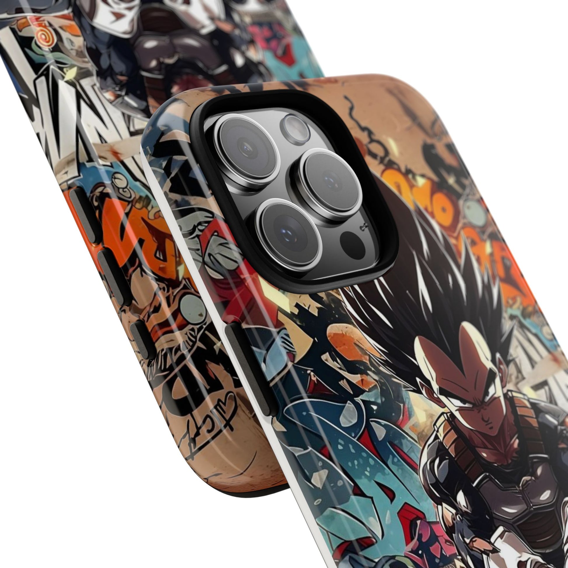 Anime Vegeta Dragon ball Z Tough Cases for iPhones, Samsung, and Pixel