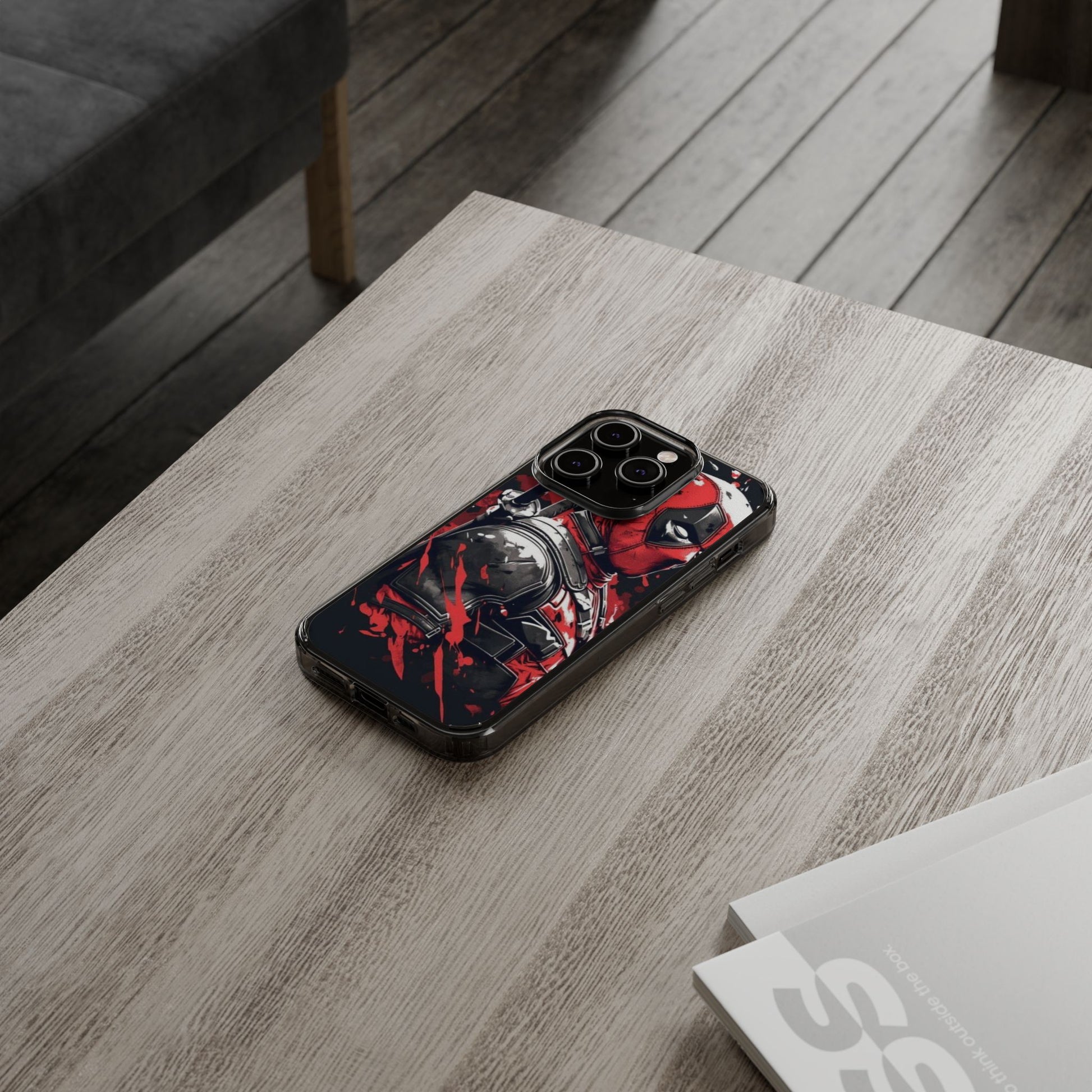 Phone Case, Deadpool Inspired, Iphone, Samsung, Marvel Gift, Comic Book Fan,