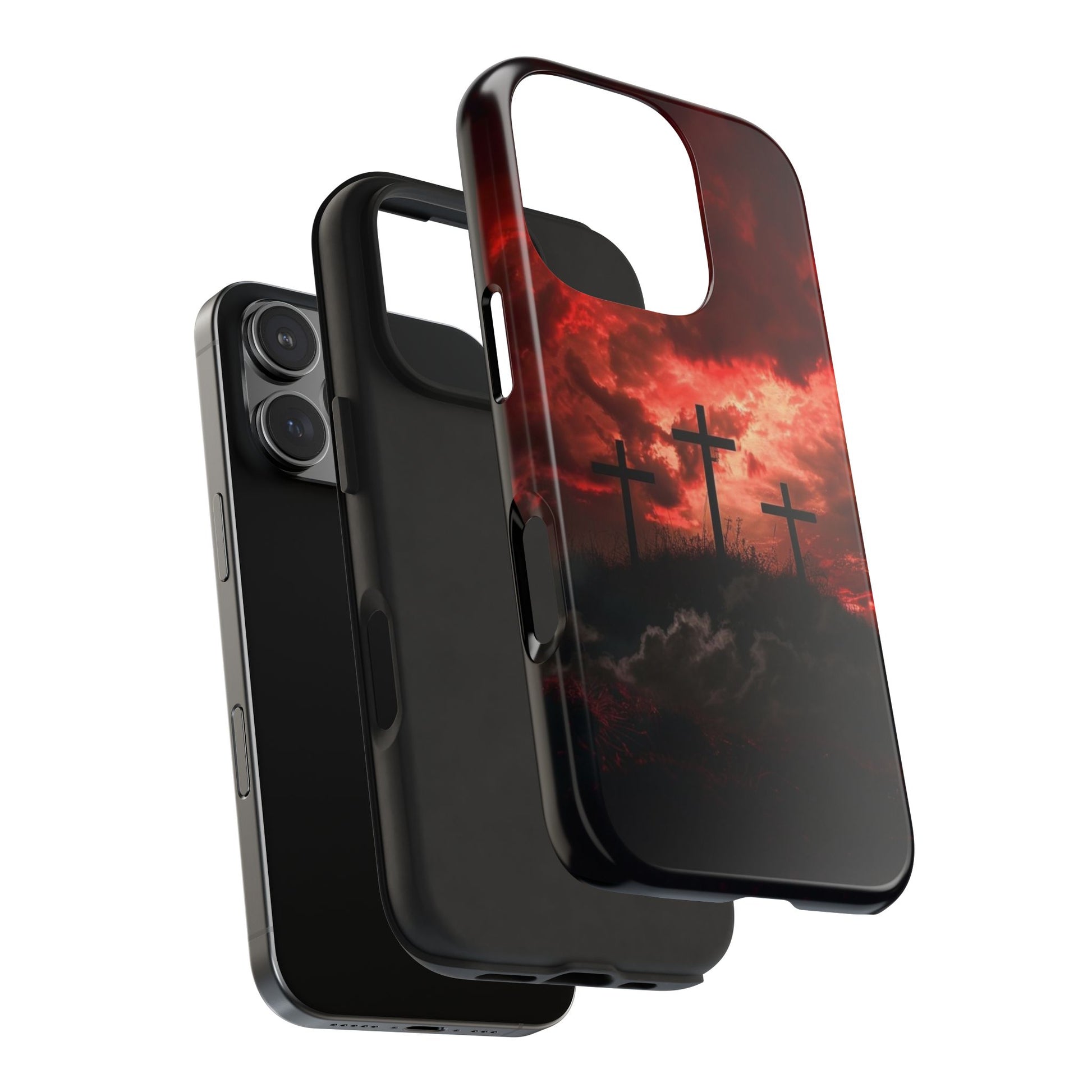 Crosses at Golgotha Christian Cases for iPhones & Samsung Phones
